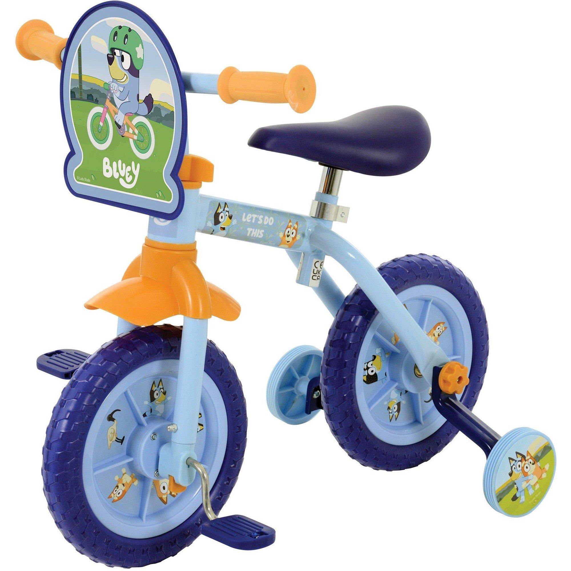 Multi - Bluey - 2 in 1 10 Training Bike - 4