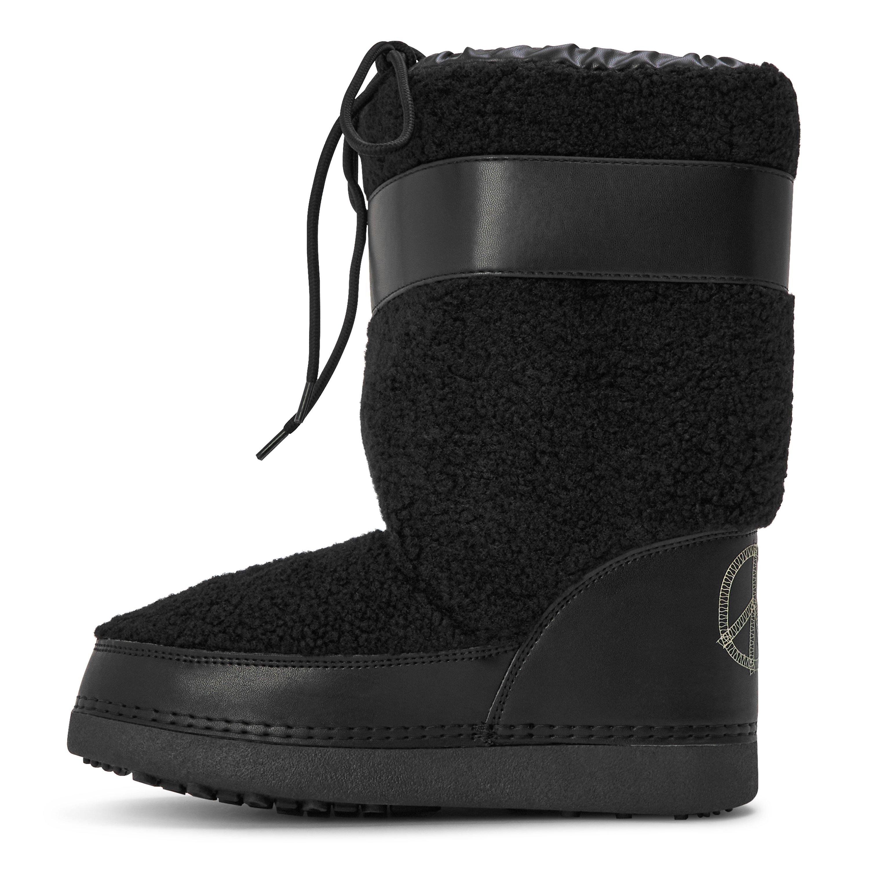Black - Love Moschino - Women's Quilted Snow Boots - 2