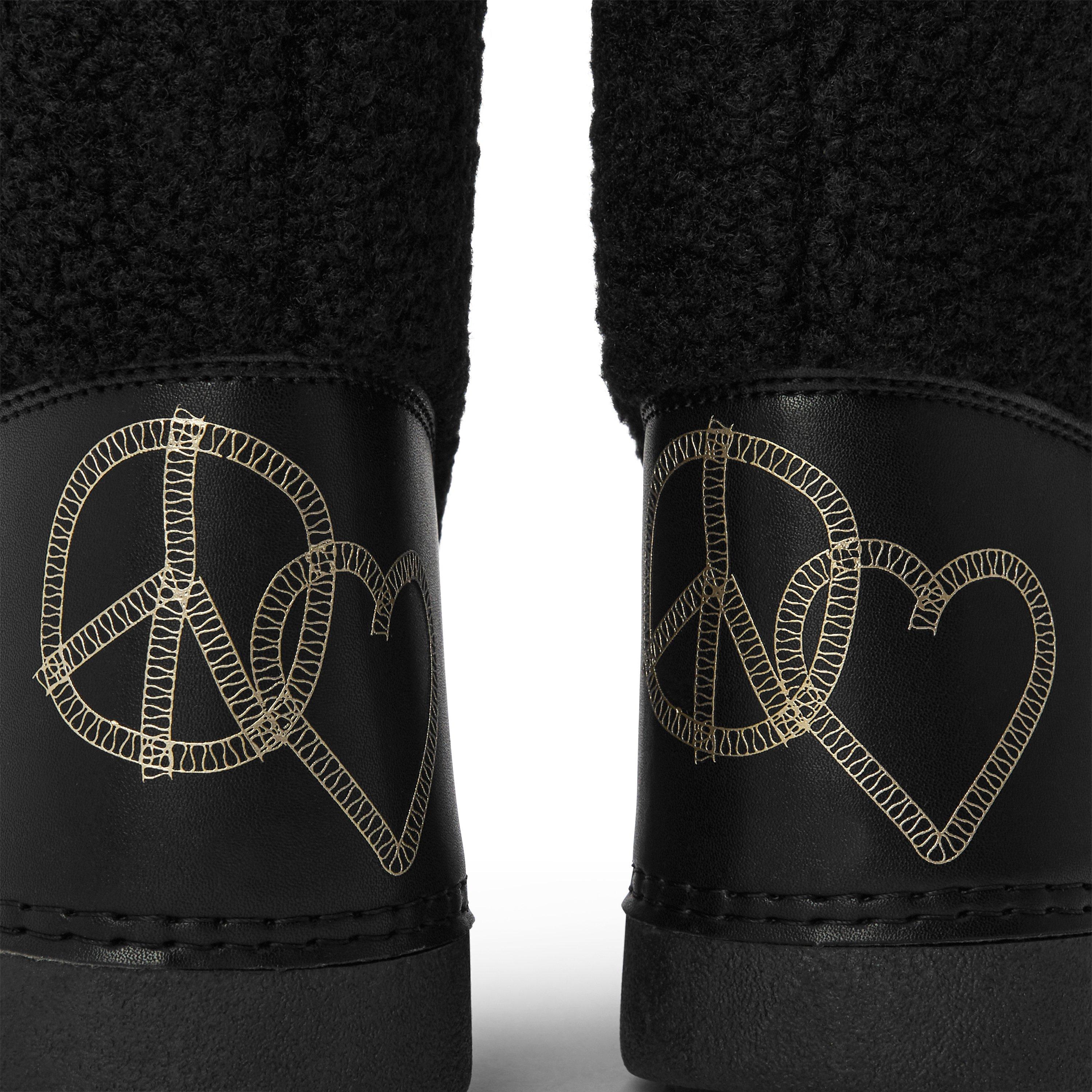 Black - Love Moschino - Women's Quilted Snow Boots - 3