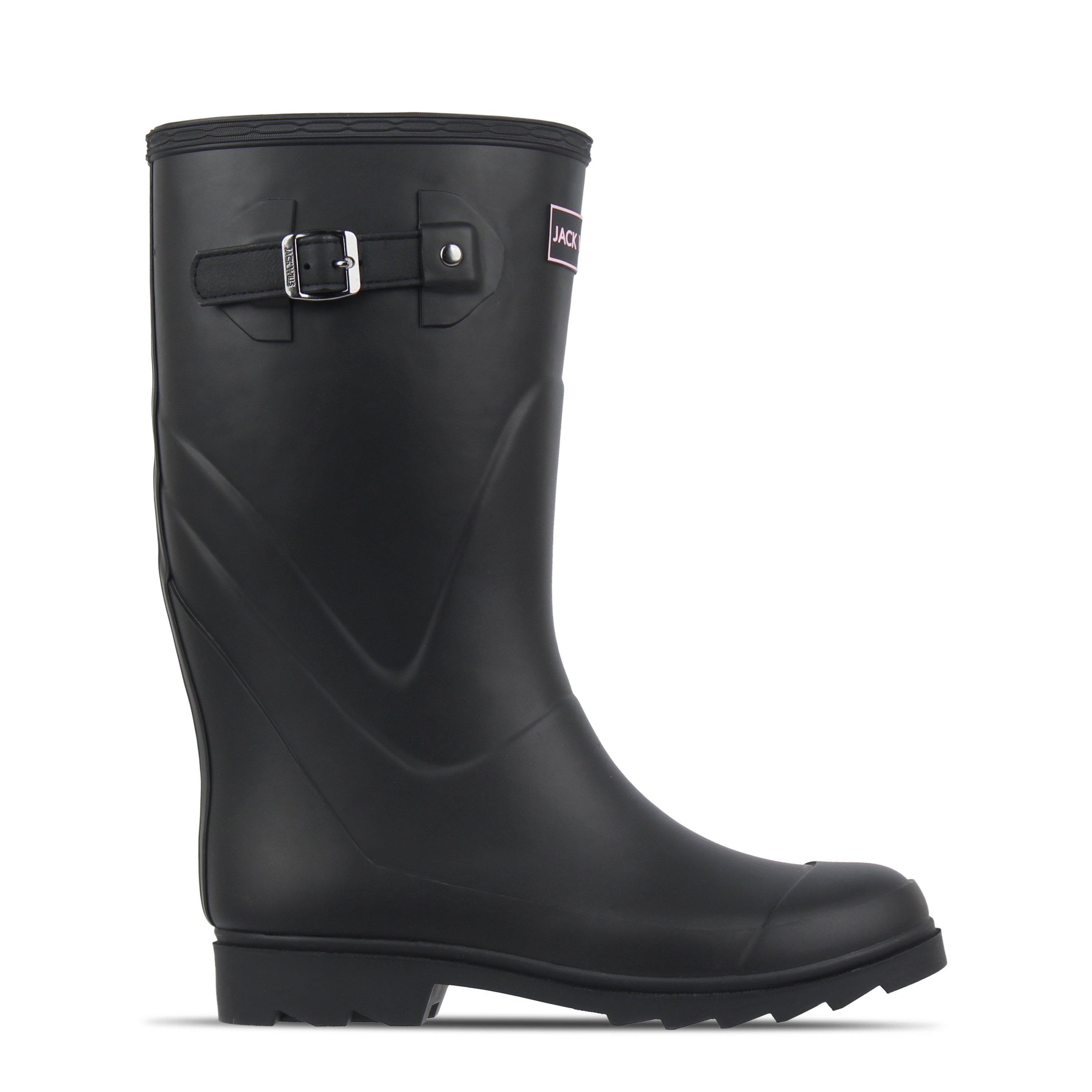 Black - Jack Wills - Women's Tall Wellies - 1
