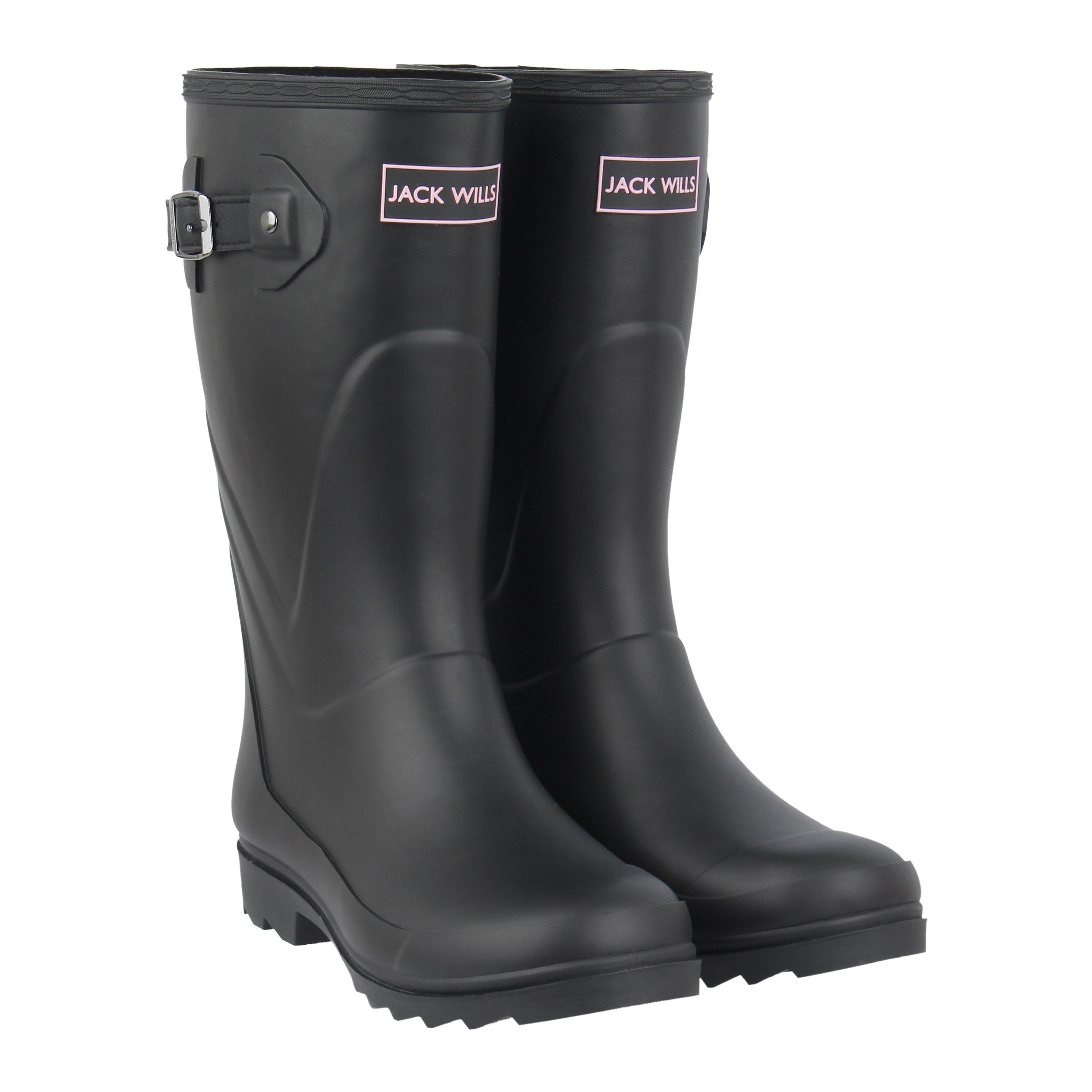 Black - Jack Wills - Tall Wellies - 3
