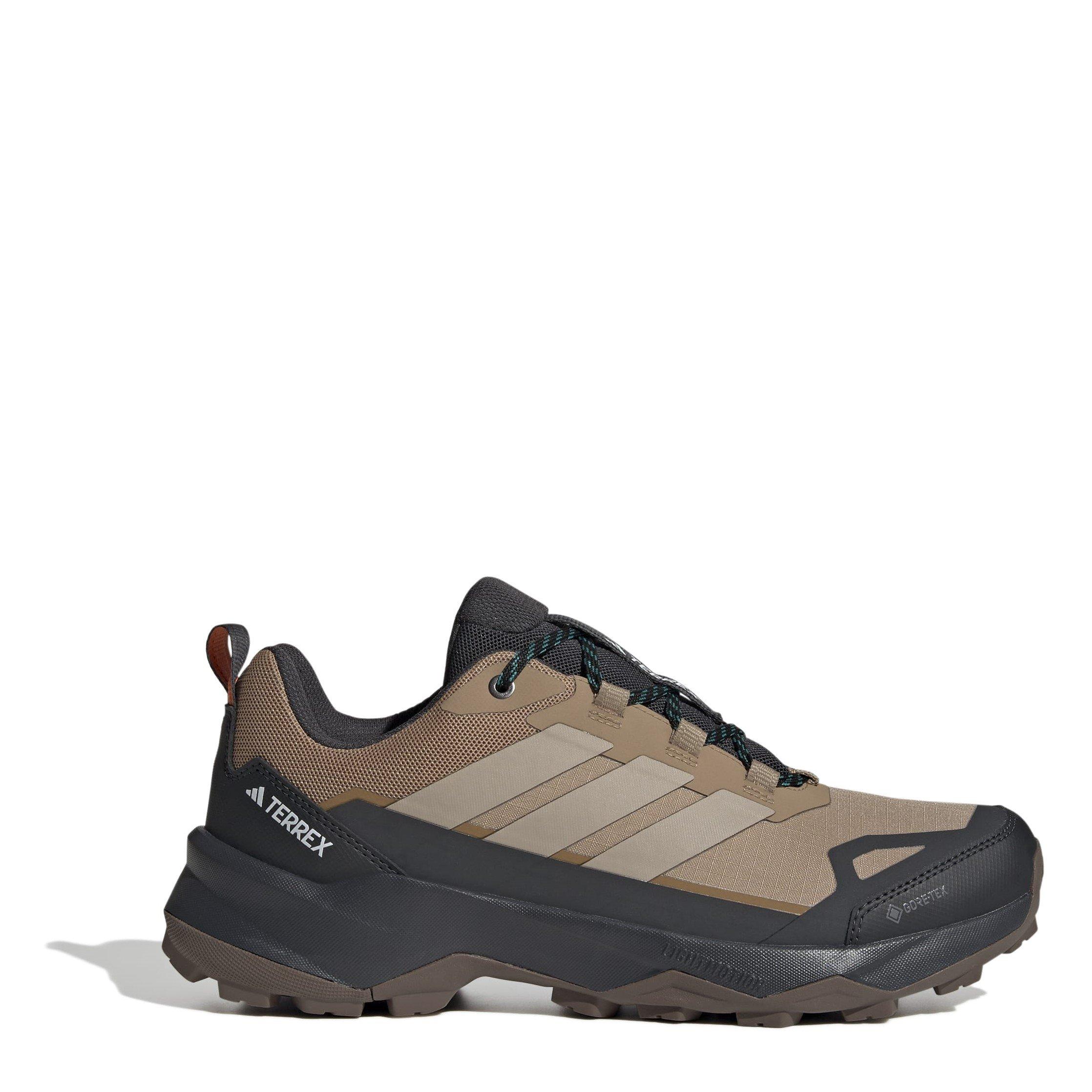 Adidas Men's Terrex Skychaser Ax5 Gore-Tex Hiking Shoes - Beige/Orange - 10 (44.7)