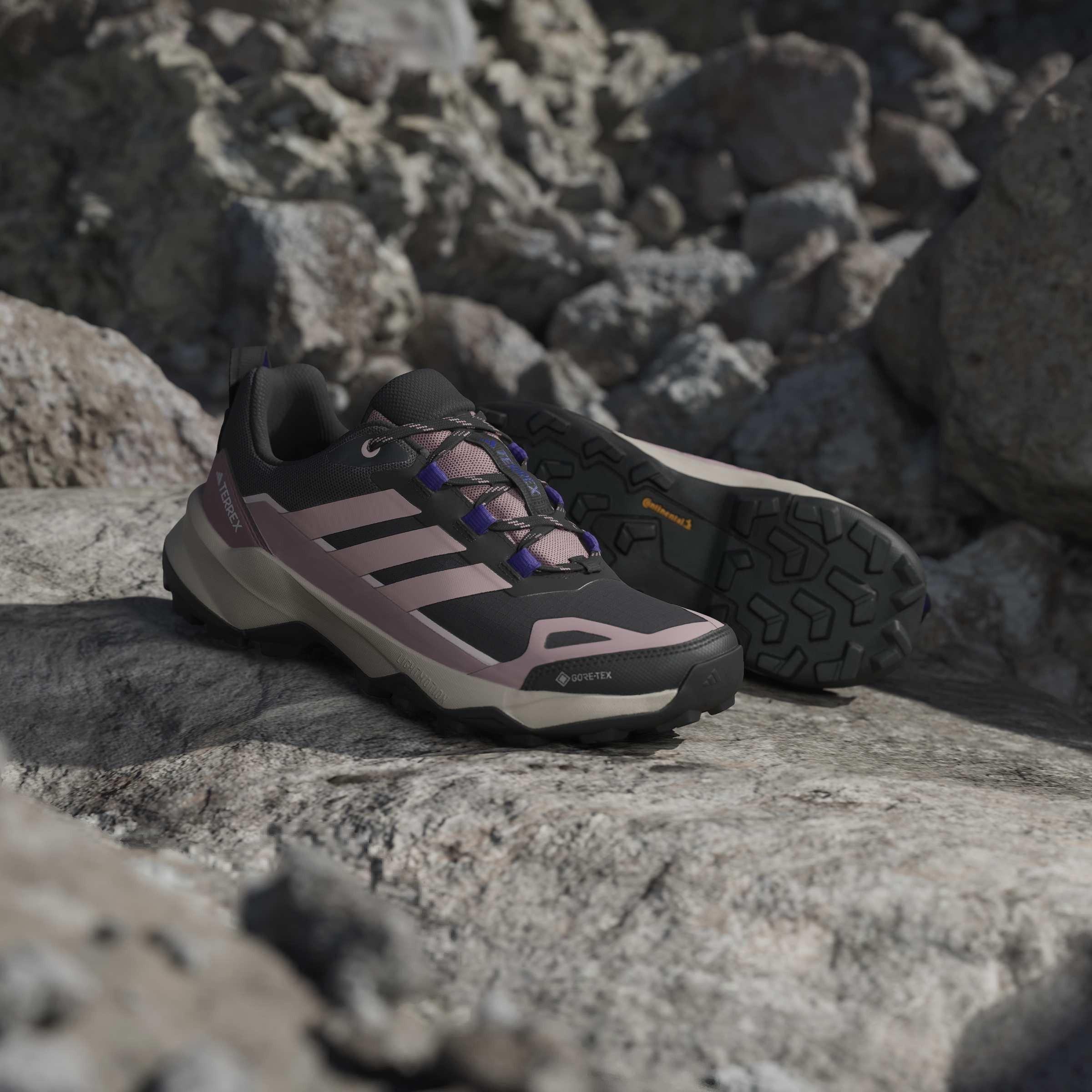 Black/Lilac - adidas - Terrex Skychaser AX5 GORE-TEX Hiking Shoes Womens - 15