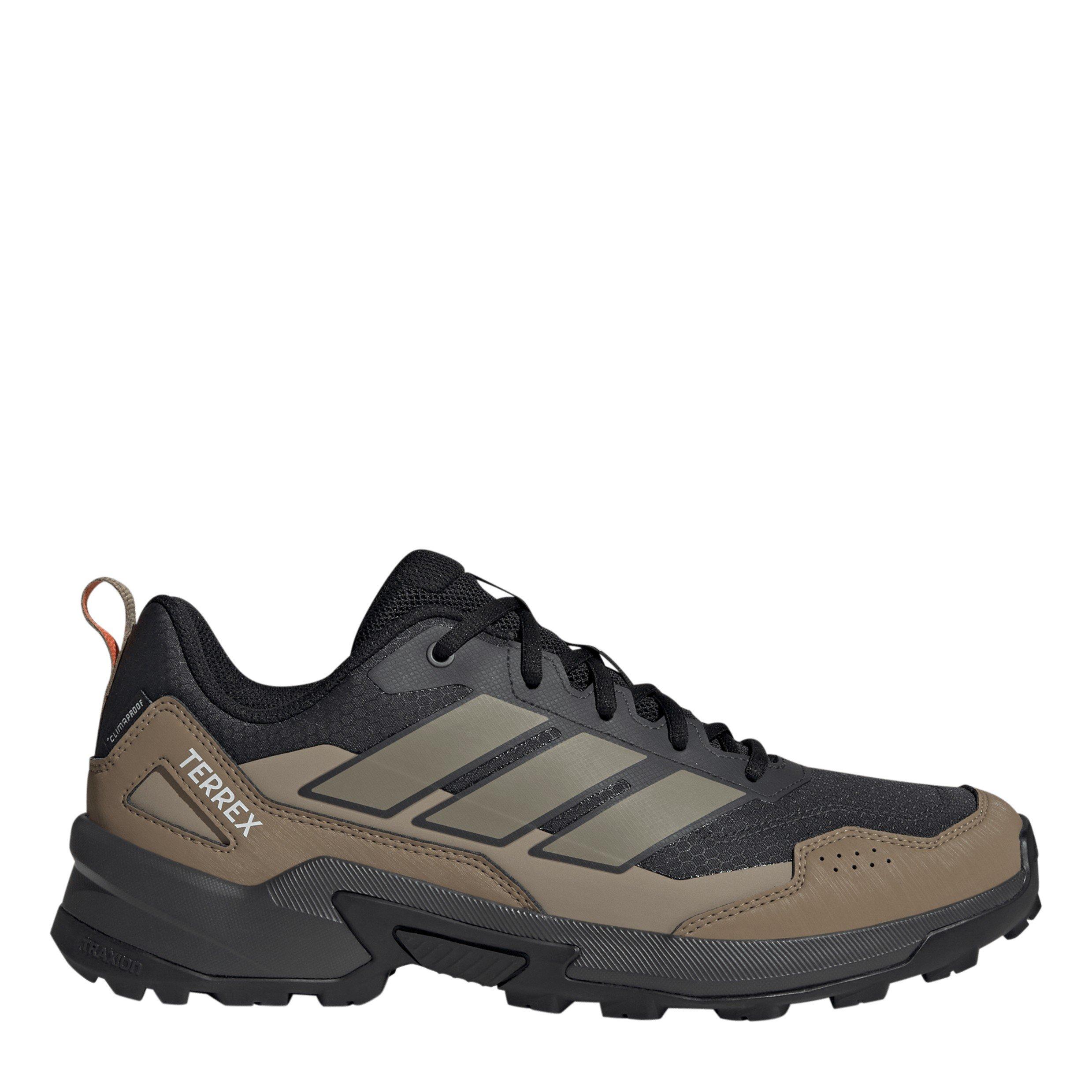 Adidas Men's Waterproof Hiking Shoes - Carbon/Clay - 9 (43.3)