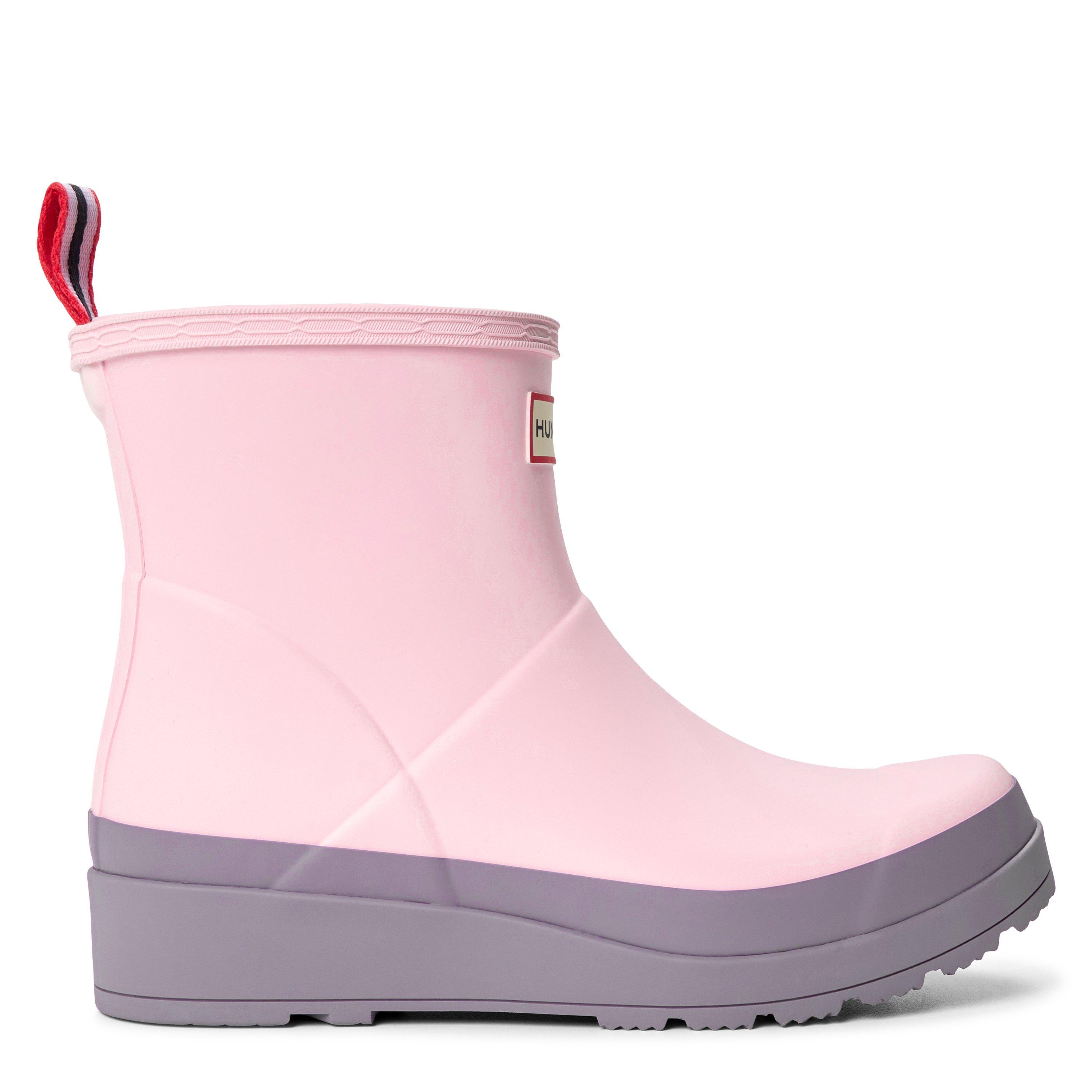 Hunter Women's Play Short Wellington Boots - Pink Purple - 6 (39)