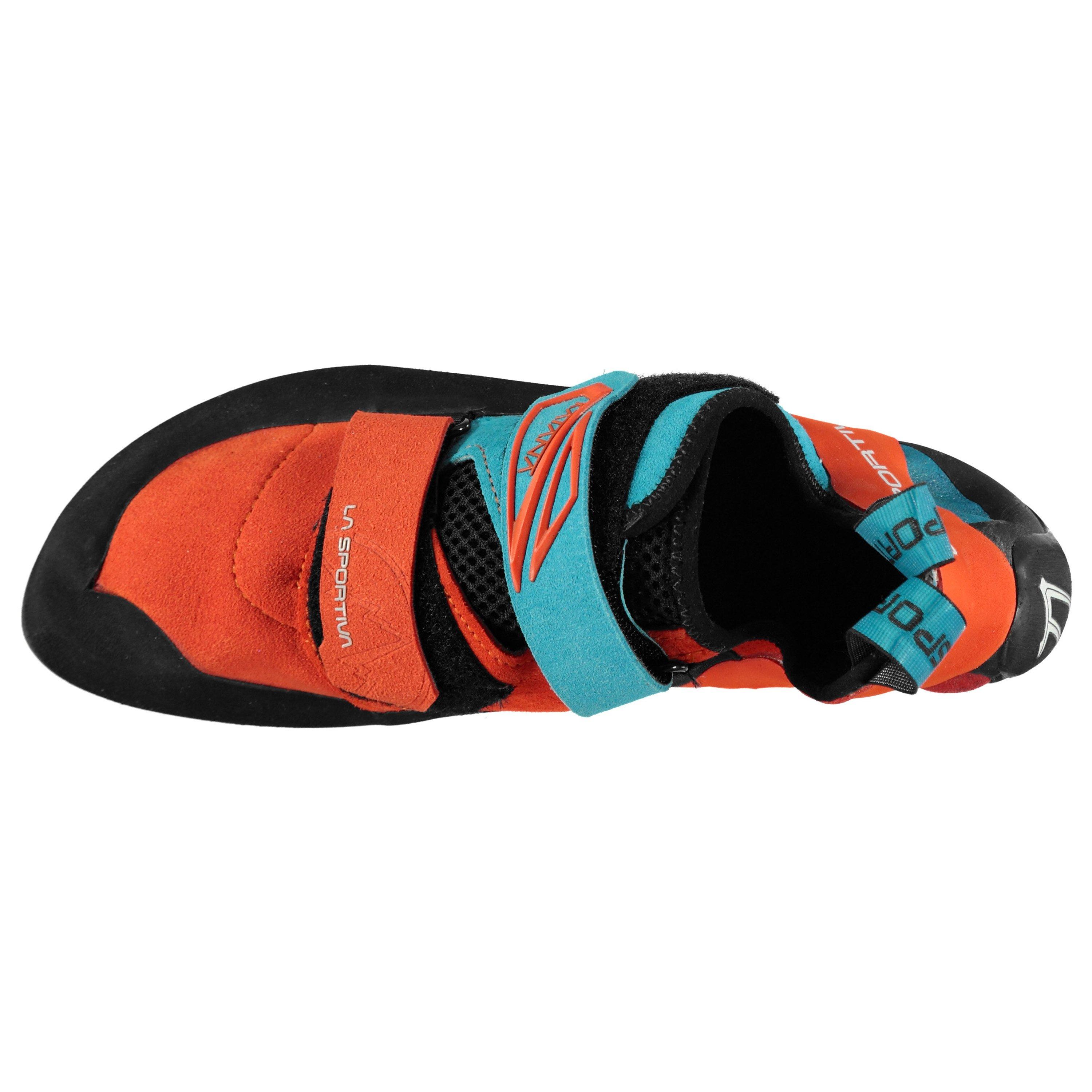 Tangerine Blue - La Sportiva - Katana Mens Climbing Shoes - 3