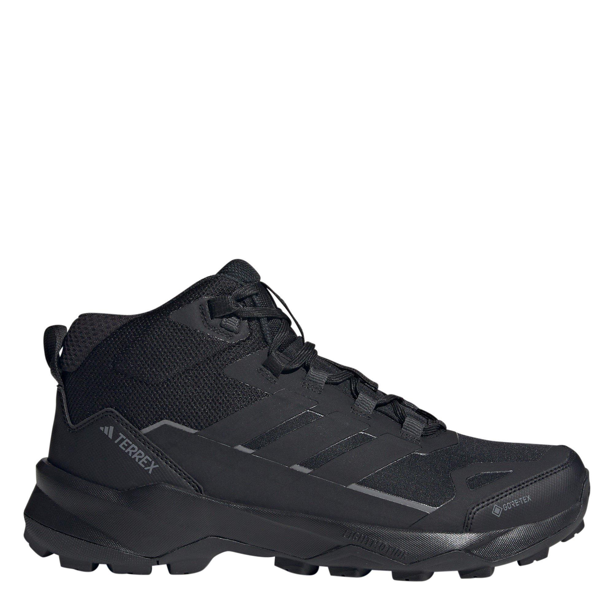 Nero - adidas - Terrex Skychaser AX5 Mid GORE-TEX Hiking Shoes Mens - 1