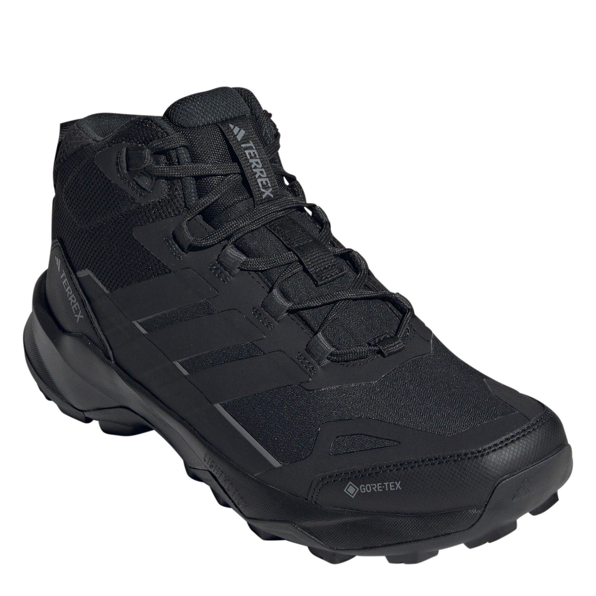 Black - adidas - Terrex Skychaser AX5 Mid GORE-TEX Hiking Shoes Mens - 3