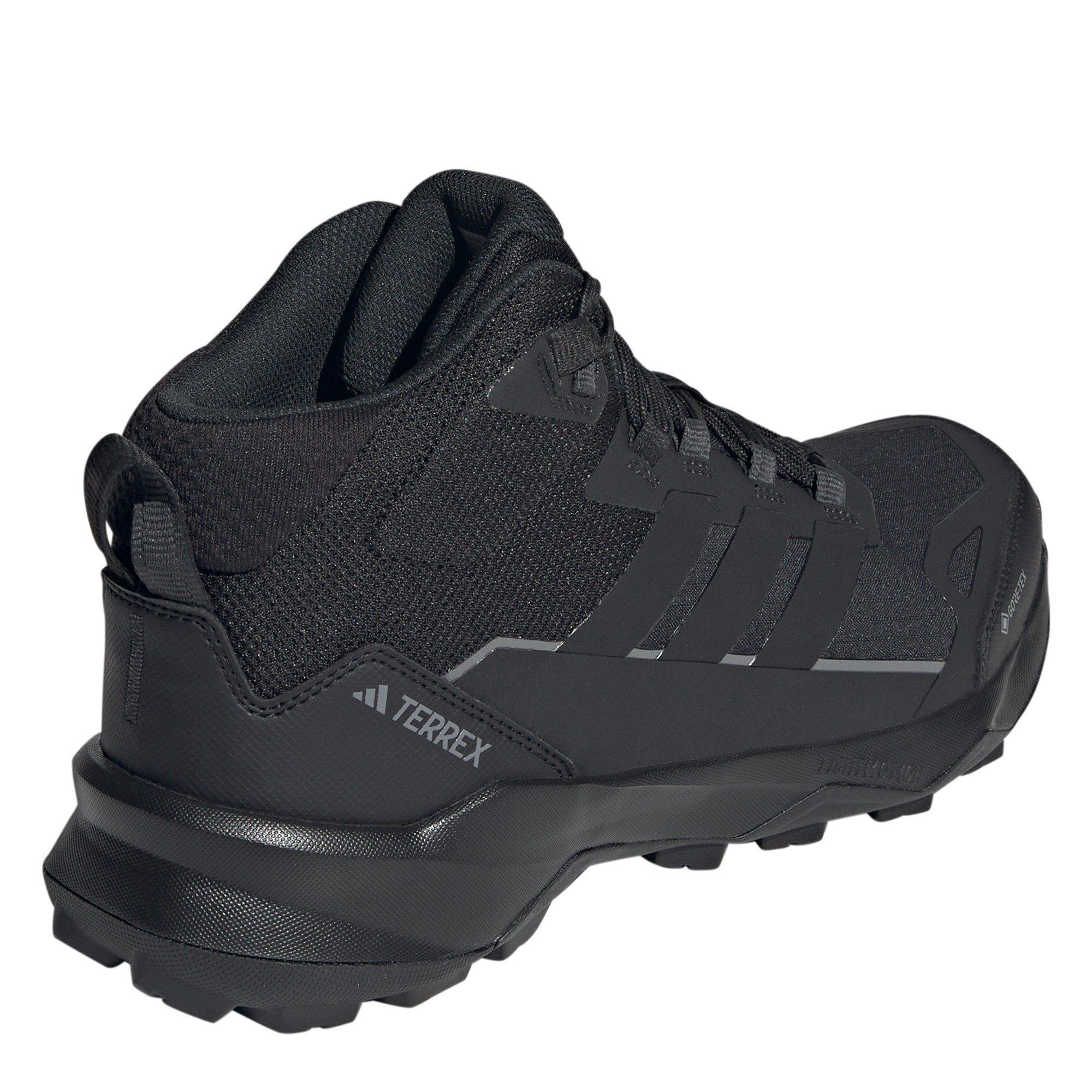 Black - adidas - Terrex Skychaser AX5 Mid GORE-TEX Hiking Shoes Mens - 4