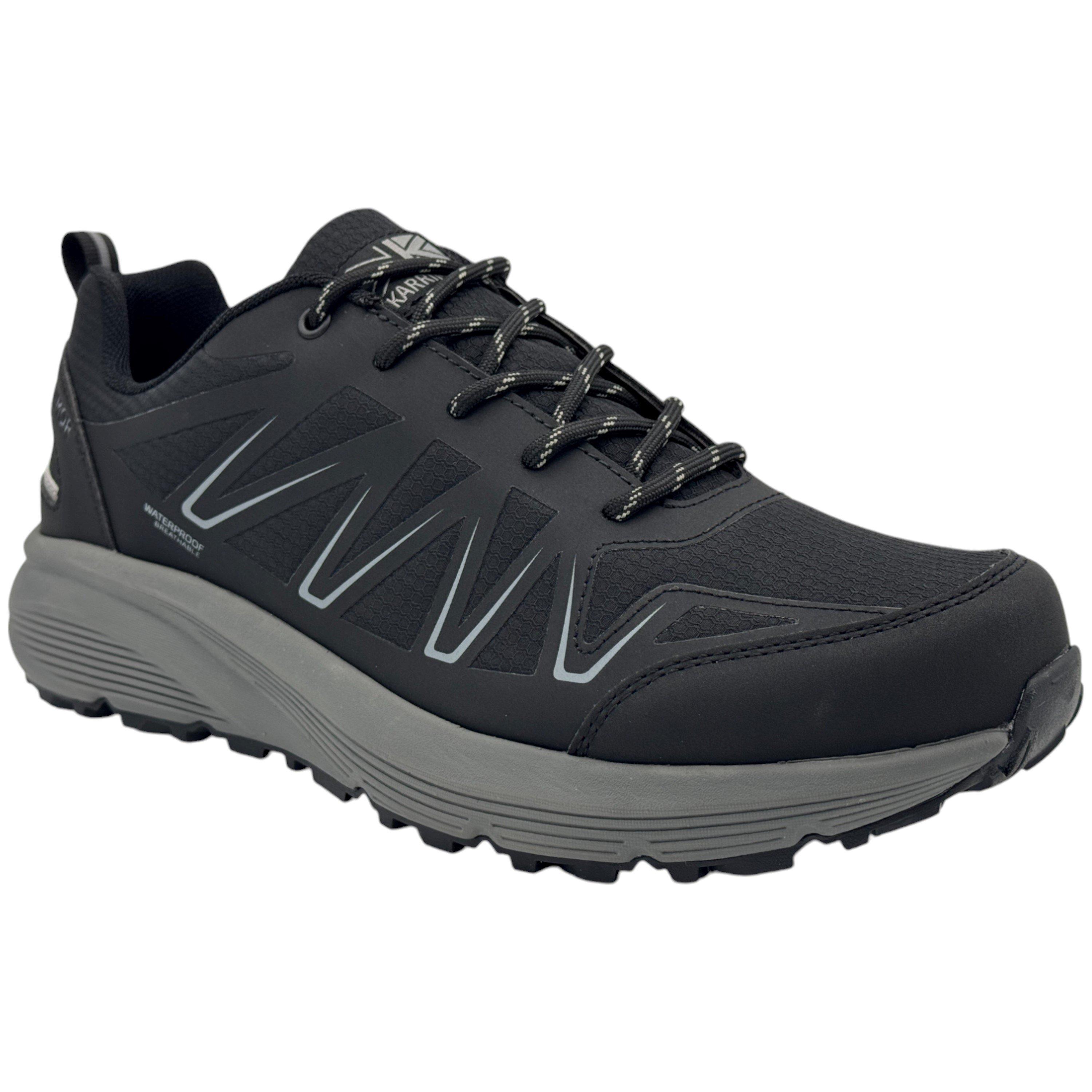 Crna - Karrimor - Men's Bamford Waterproof Hiking Shoes - 3