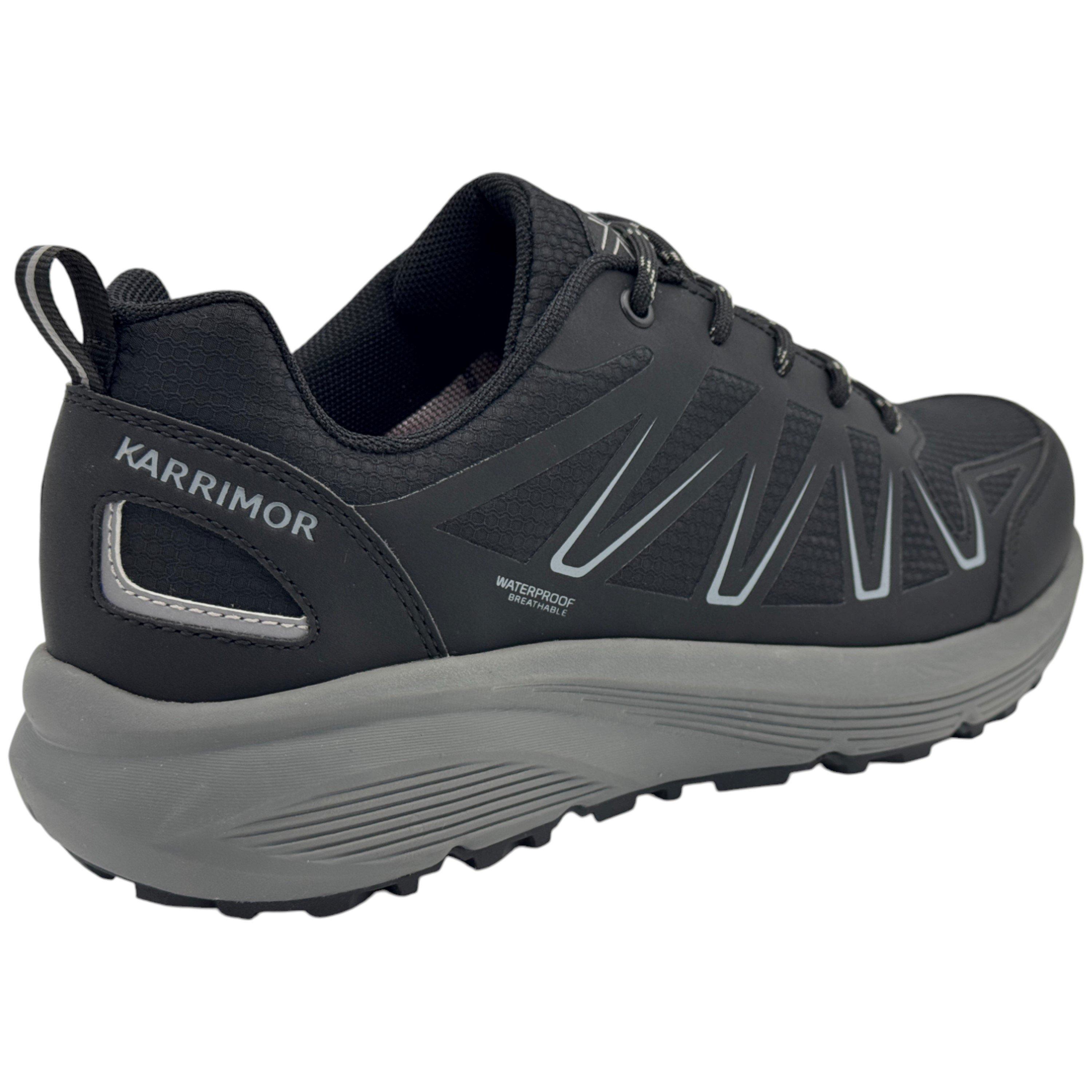 Crna - Karrimor - Men's Bamford Waterproof Hiking Shoes - 4