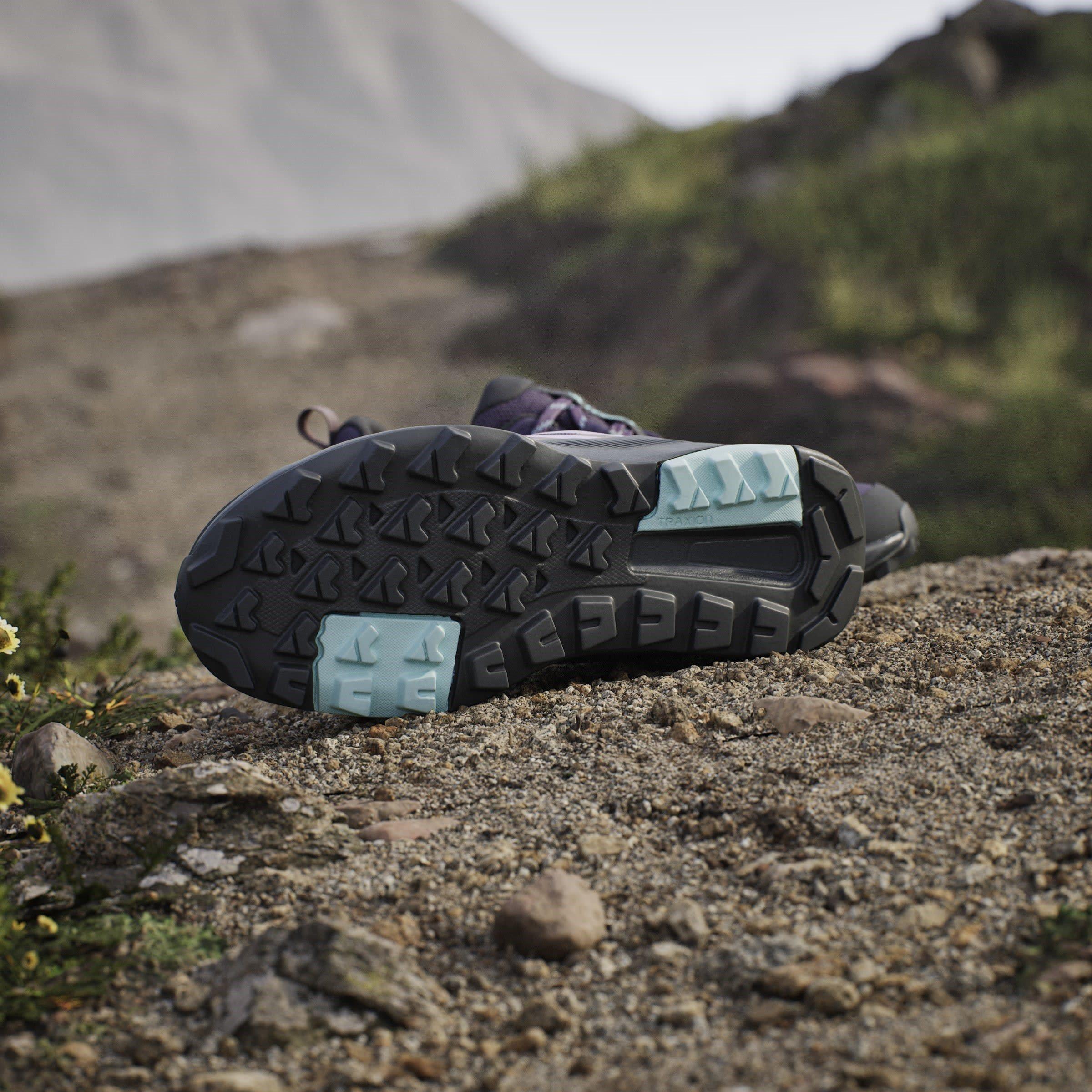 Plum/Brown - adidas - Anylander Non-Waterproof Hiking Shoes - 11