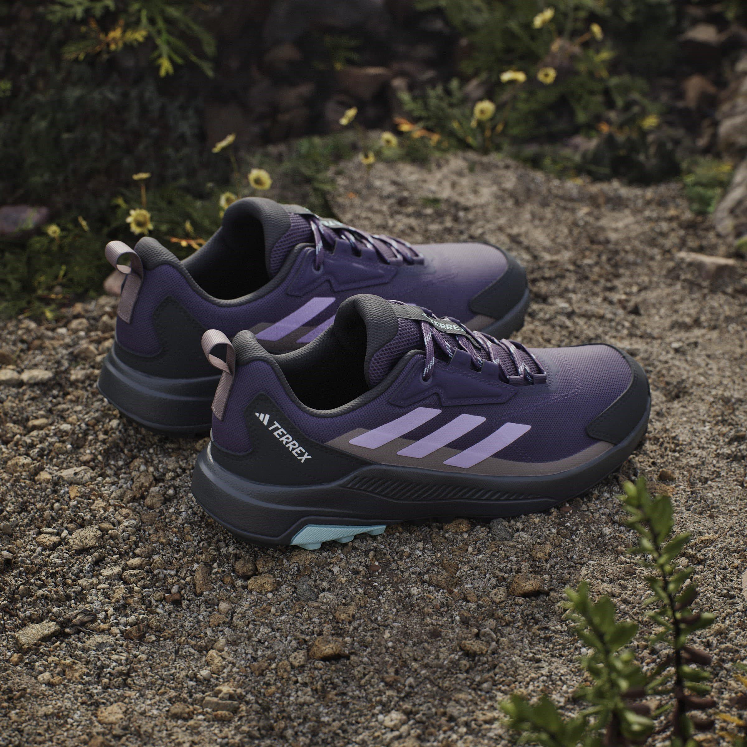 Plum/Brown - adidas - Anylander Non-Waterproof Hiking Shoes - 13
