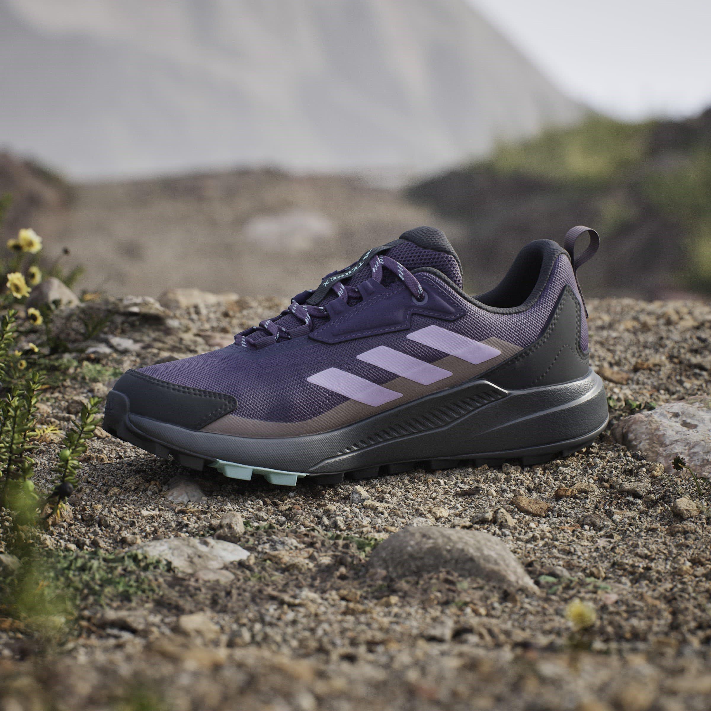 Plum/Brown - adidas - Anylander Non-Waterproof Hiking Shoes - 14