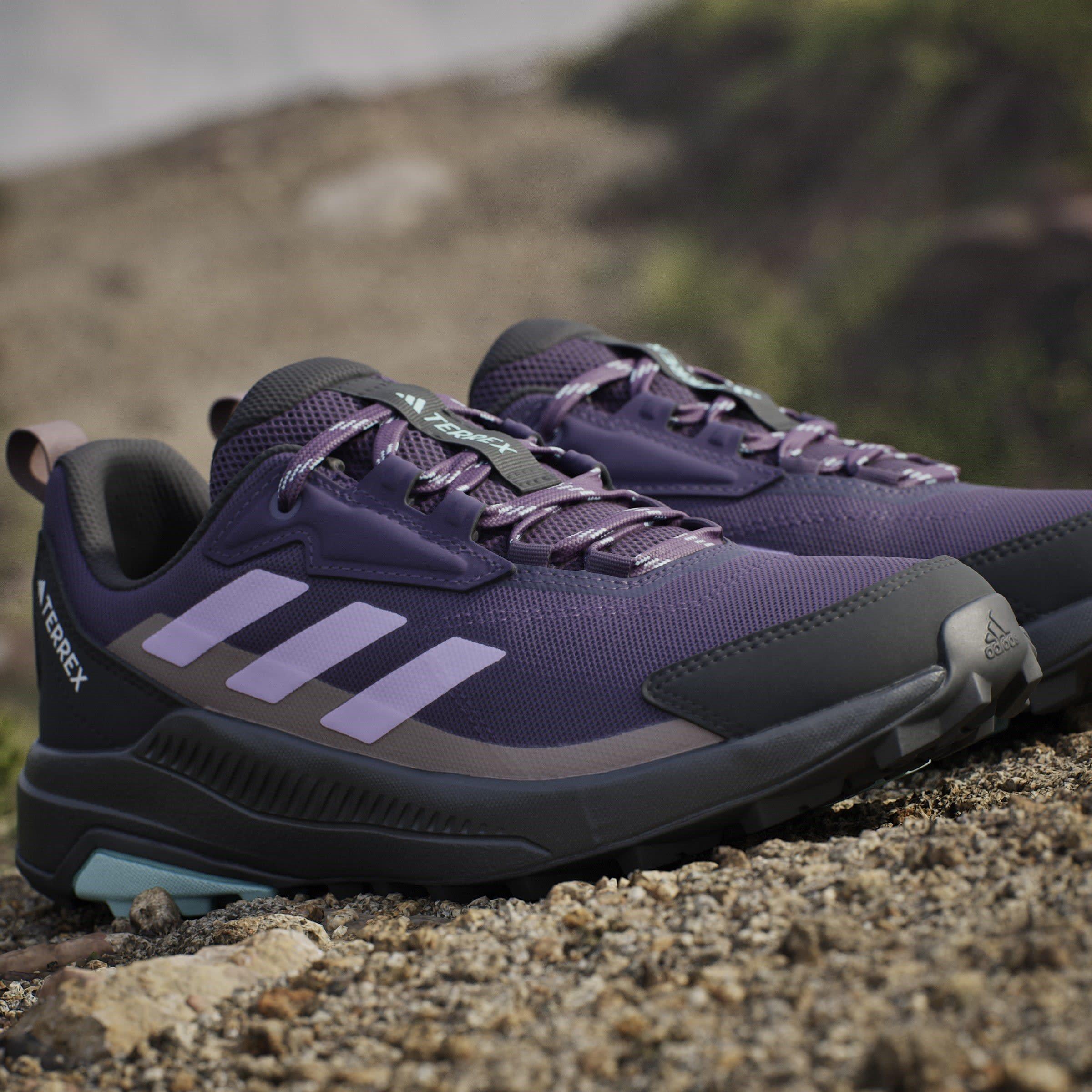 Plum/Brown - adidas - Anylander Non-Waterproof Hiking Shoes - 16