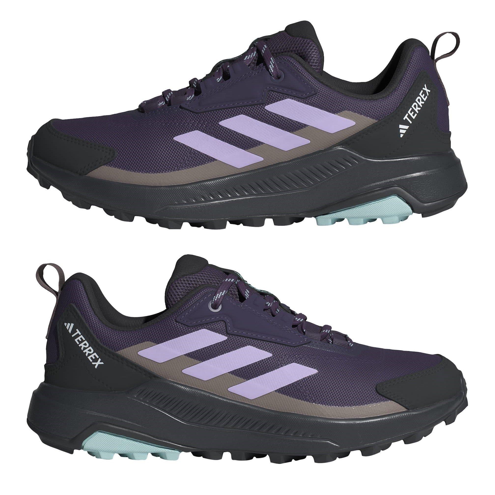 Plum/Brown - adidas - Anylander Non-Waterproof Hiking Shoes - 9