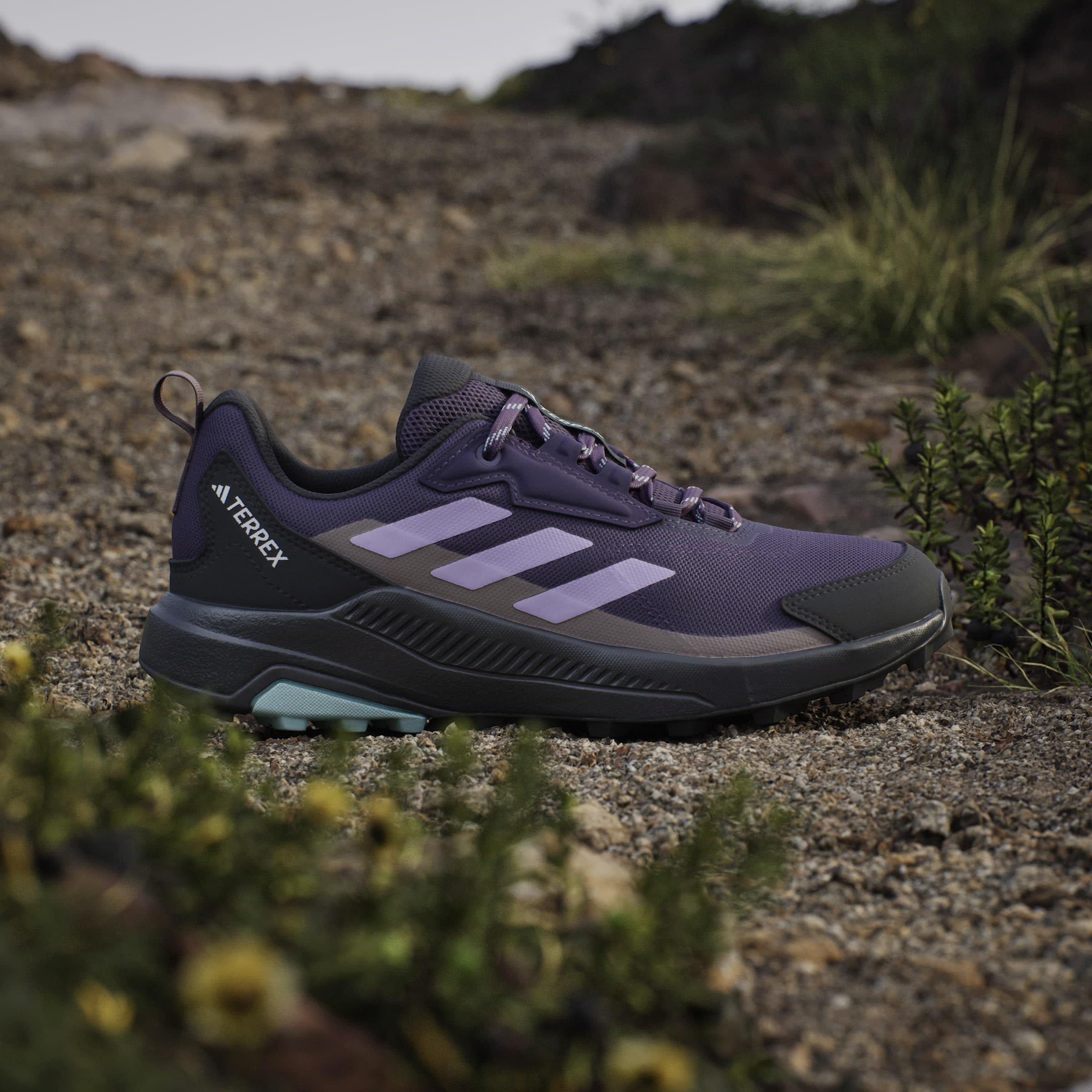 Plum/Brown - adidas - Anylander Non-Waterproof Hiking Shoes - 10