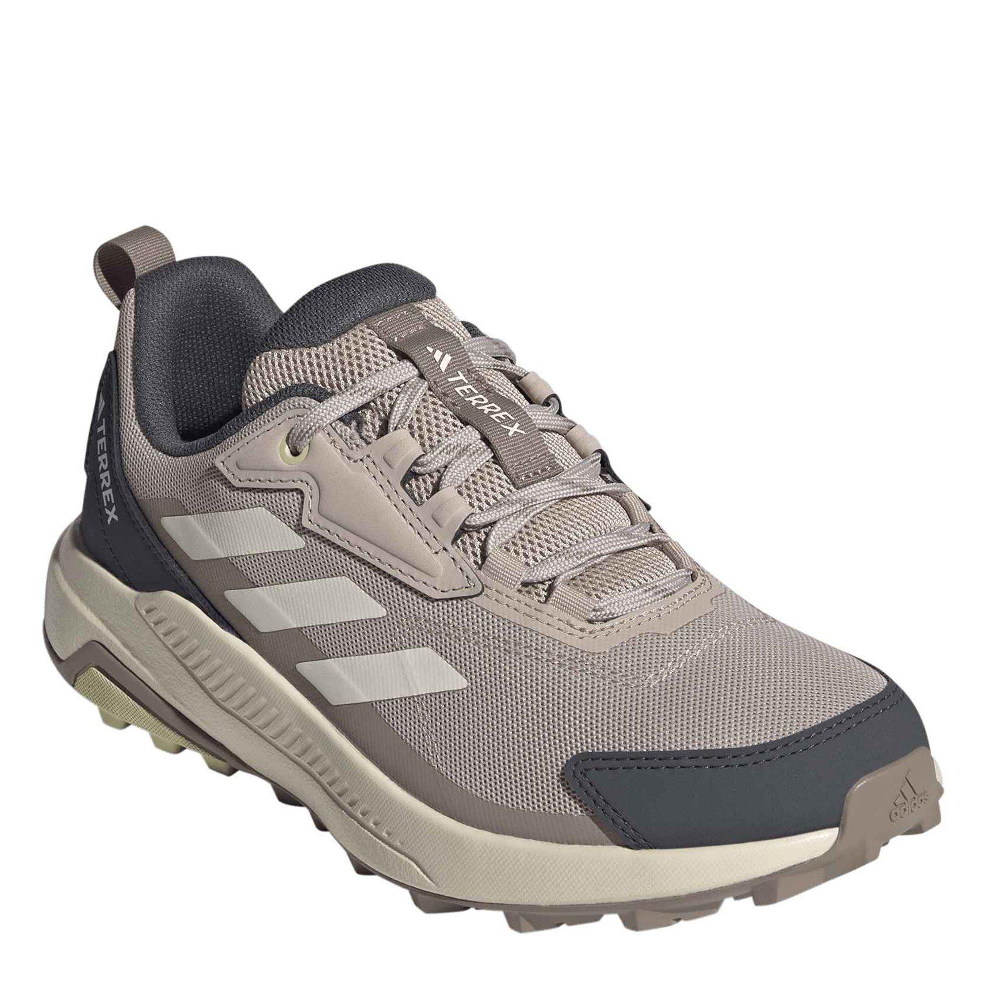 Taupe/Wht/Grey - adidas - Terrex Anylander Womens Hiking Shoes - 3