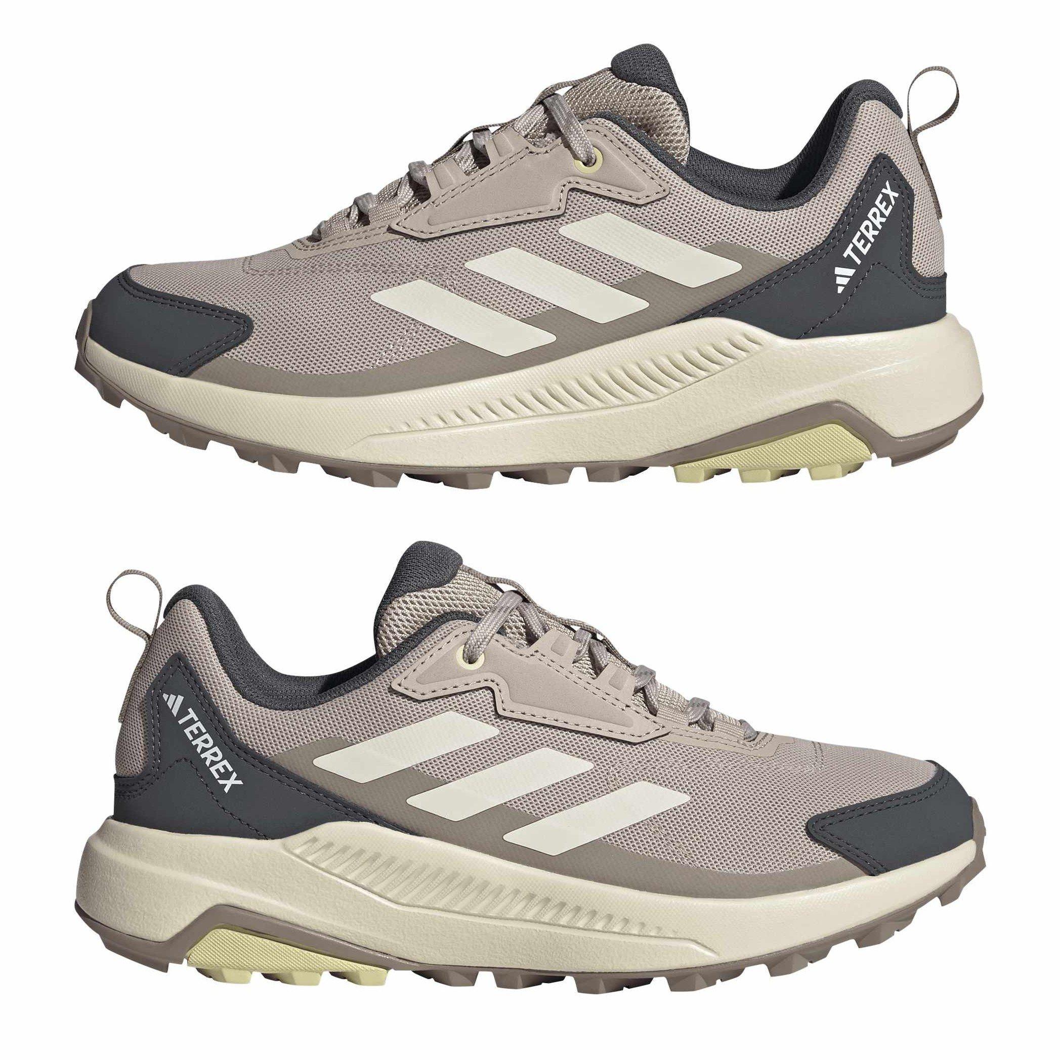 Taupe/Wht/Grey - adidas - Terrex Anylander Womens Hiking Shoes - 9