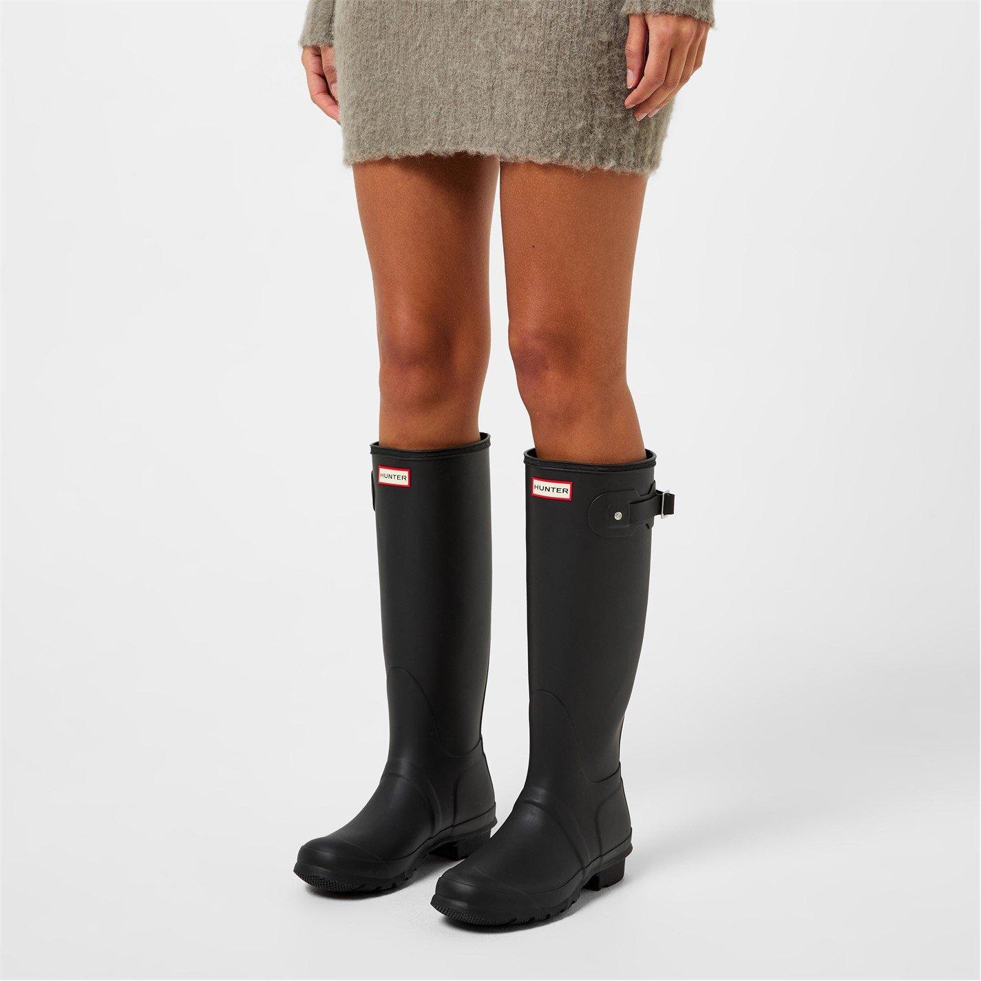 Black BLK - Hunter - Hunter Original Tall Wellies - 7