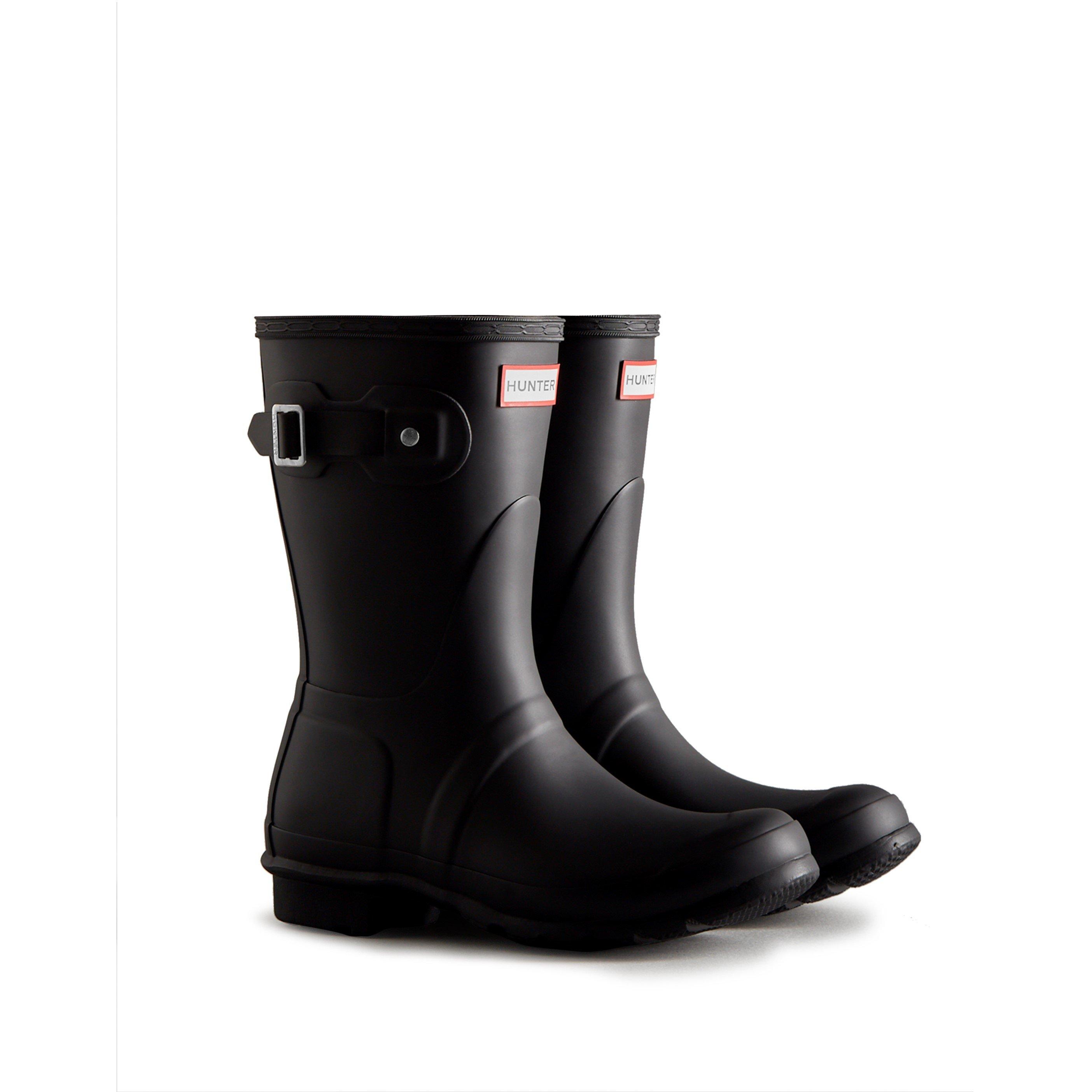 Black BLK - Hunter - Hunter Original Short Wellies - 8