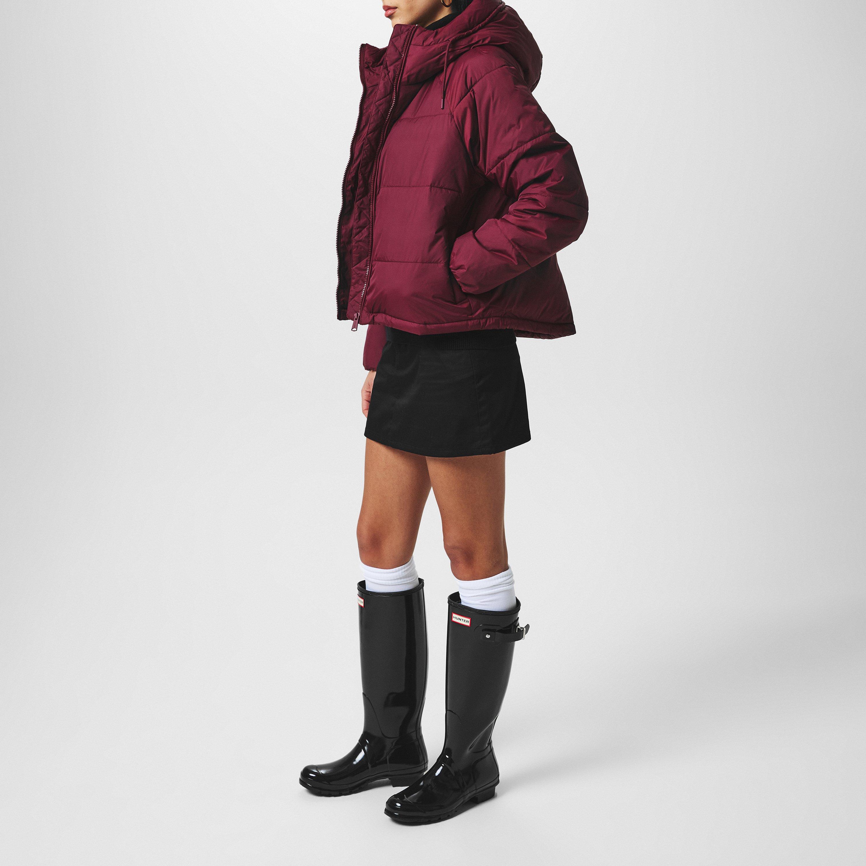 Black Gloss - Hunter - Original Glossy Tall Wellies - 6