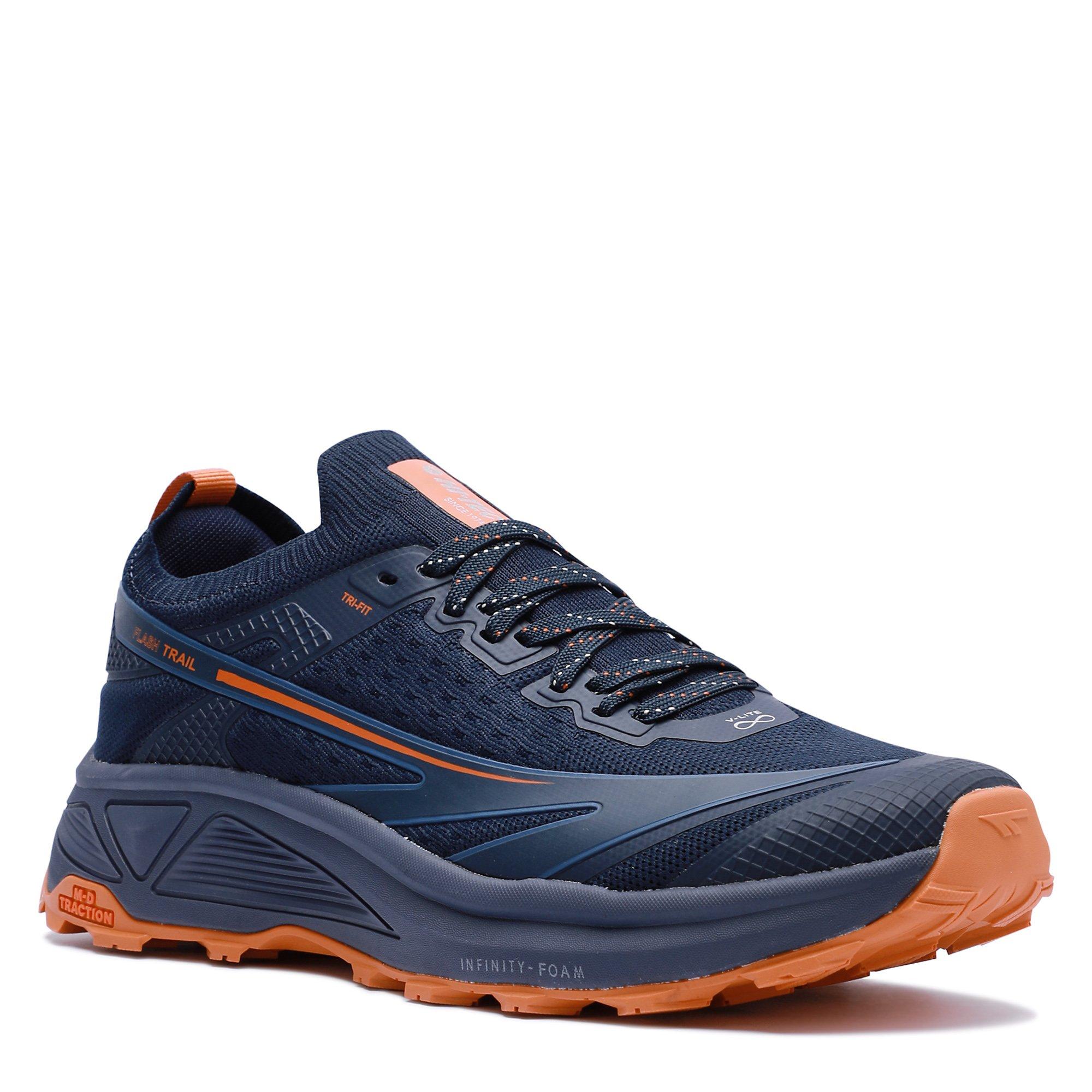 Nvy/HwiianSnSet - Hi Tec - Hi Flash Contour Mens Hiking Shoes - 5