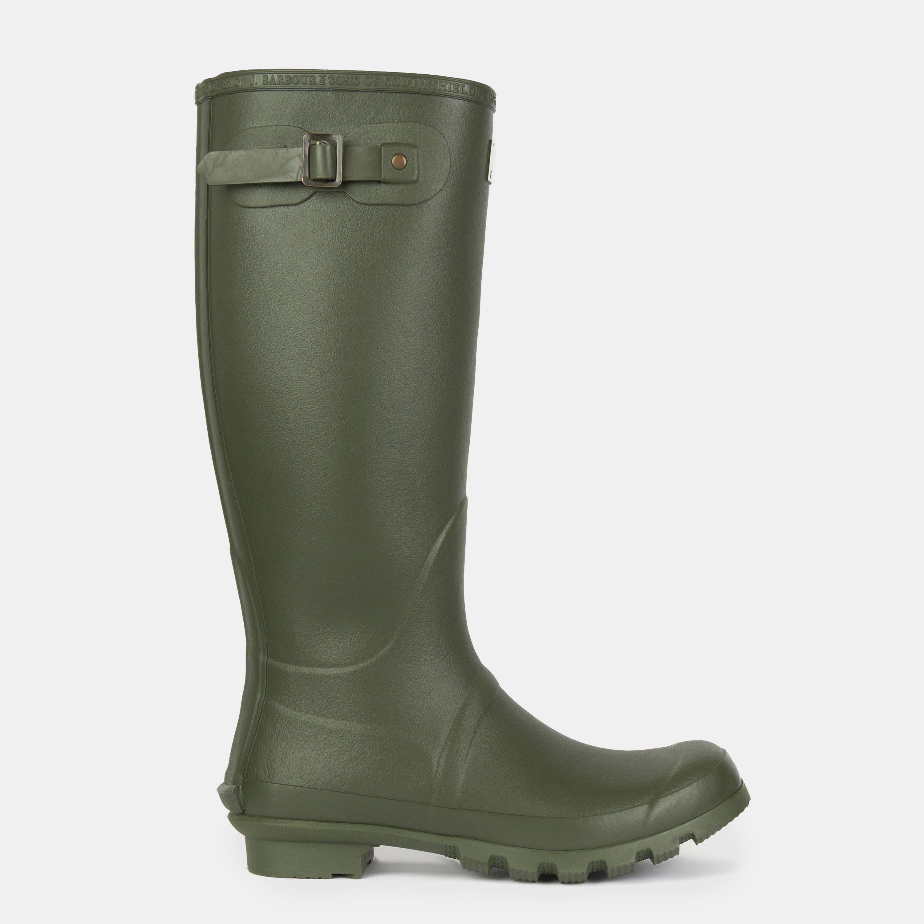 Barbour Men's Bede Wellington Boots - Olive Ol51 - 12 (46)
