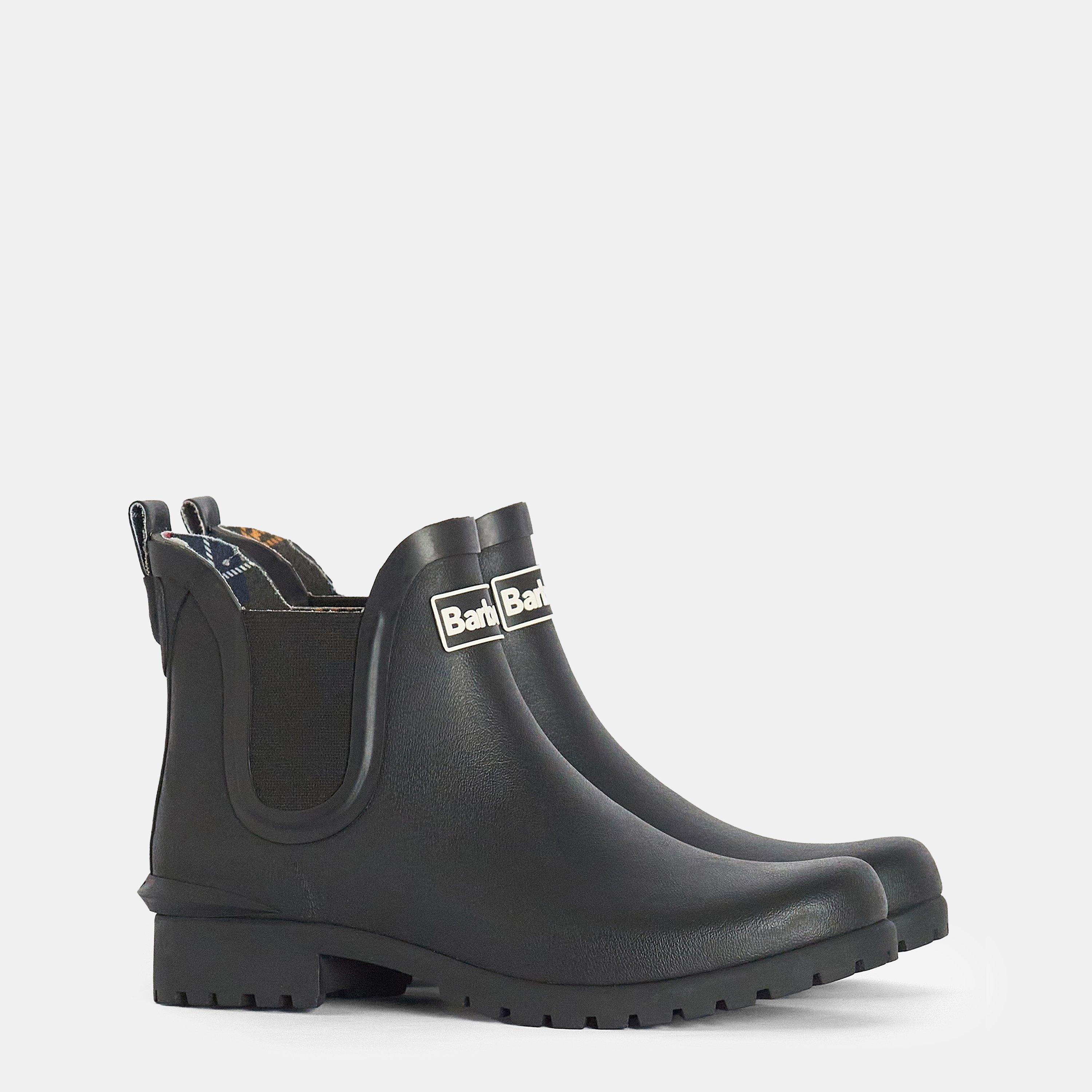 Black - Barbour - Women's Wilton Chelsea Wellington Boots - 2