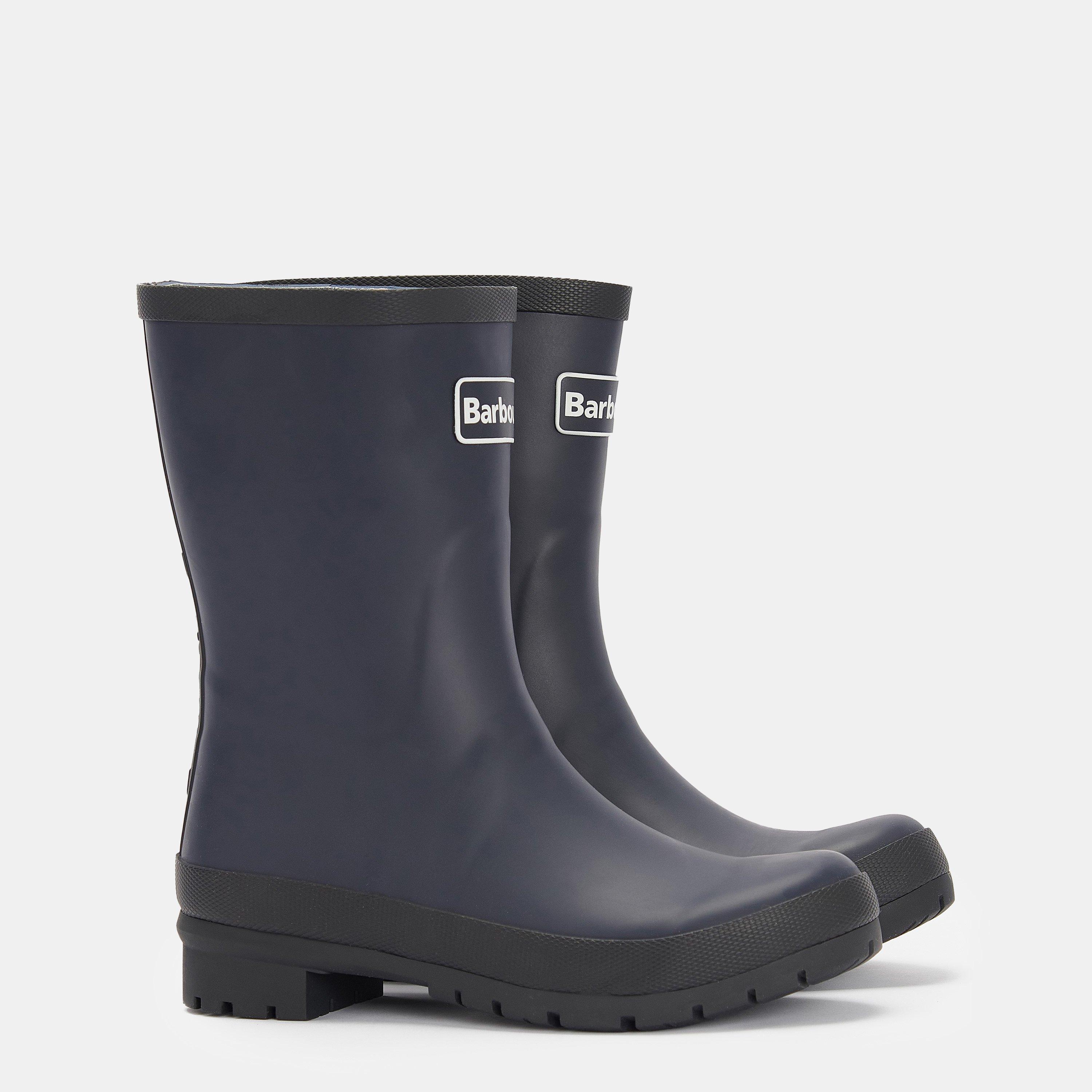 Navy - Barbour - Womens Banbury Wellington Boots - 2