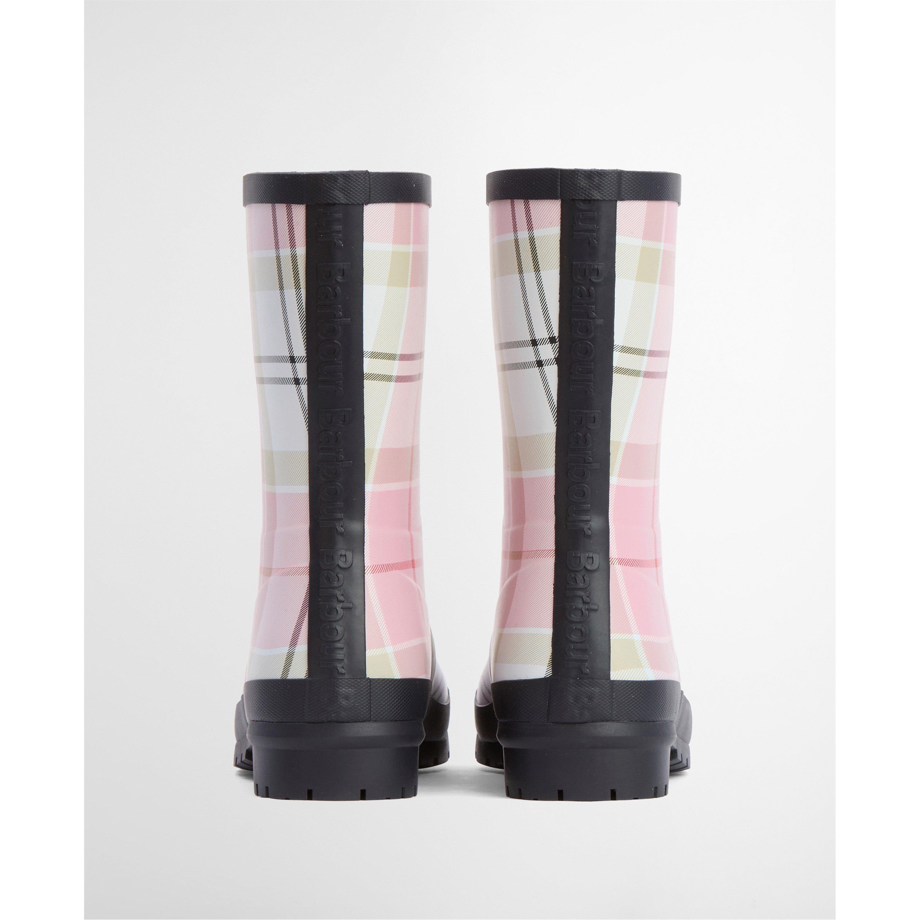 Cherry B Tartan - Barbour - Womens Banbury Wellington Boots - 3