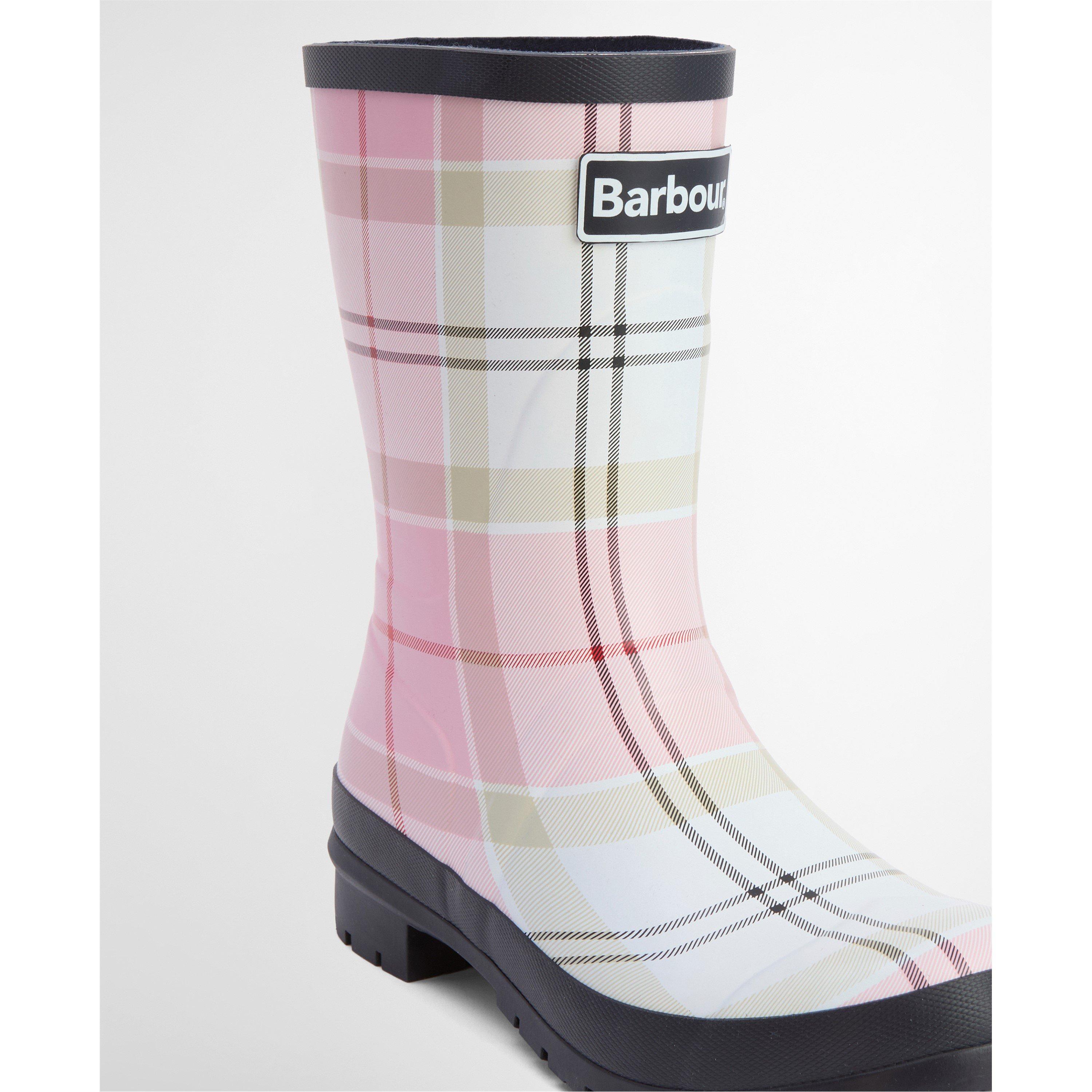 Cherry B Tartan - Barbour - Womens Banbury Wellington Boots - 4