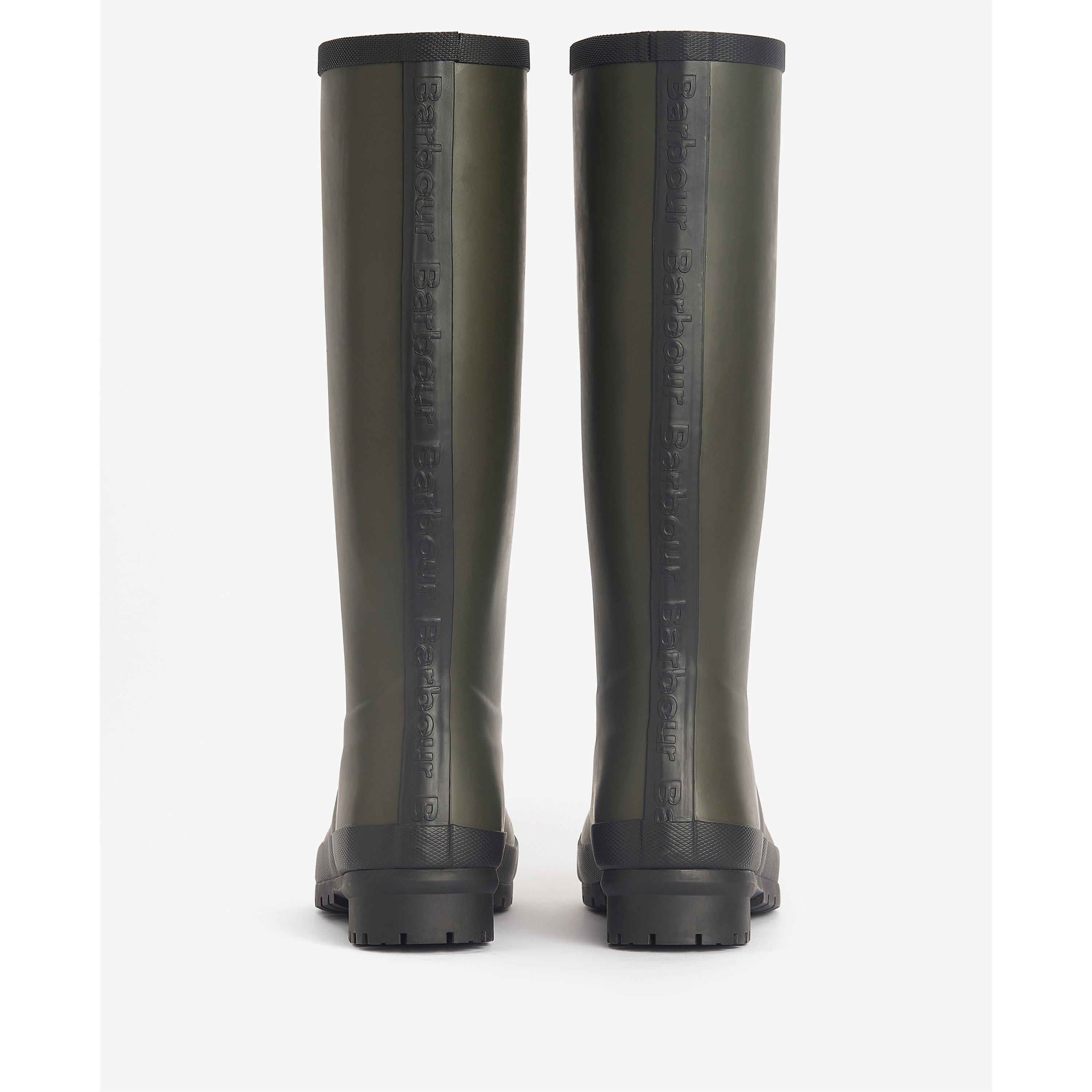 Olive - Barbour - Womens Abbey Wellington Boots - 2