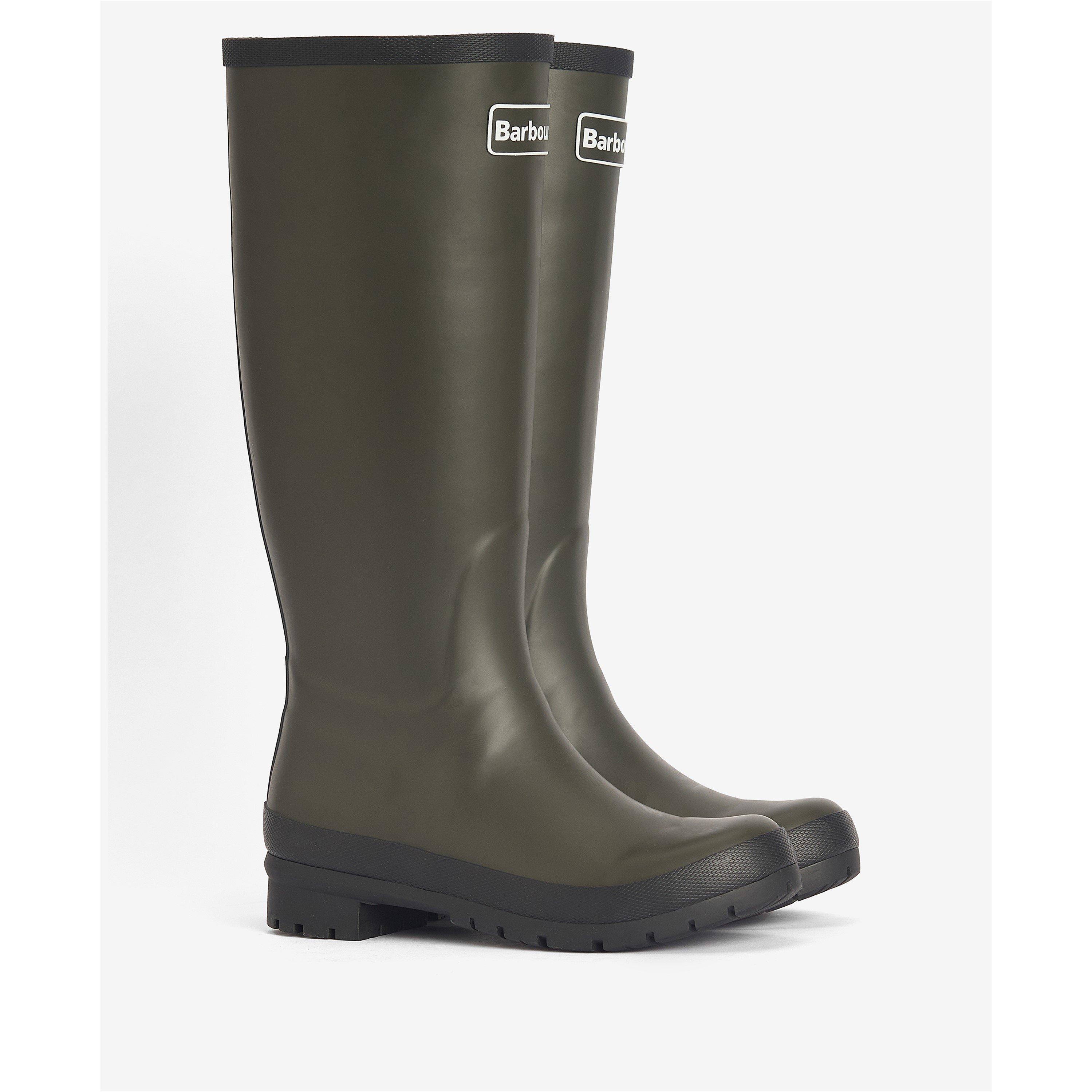 Olive - Barbour - Womens Abbey Wellington Boots - 3