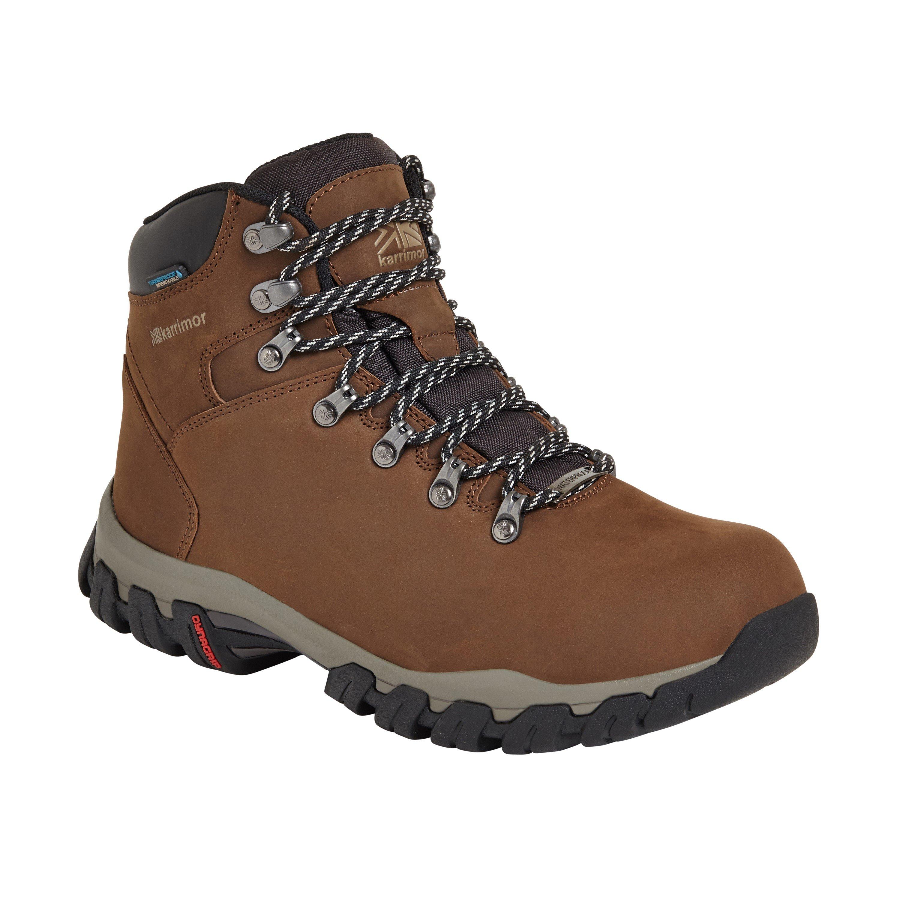 Karrimor Men's Dip Nb Waterproof Hiking Boots - Dark Brown - 7 (41)