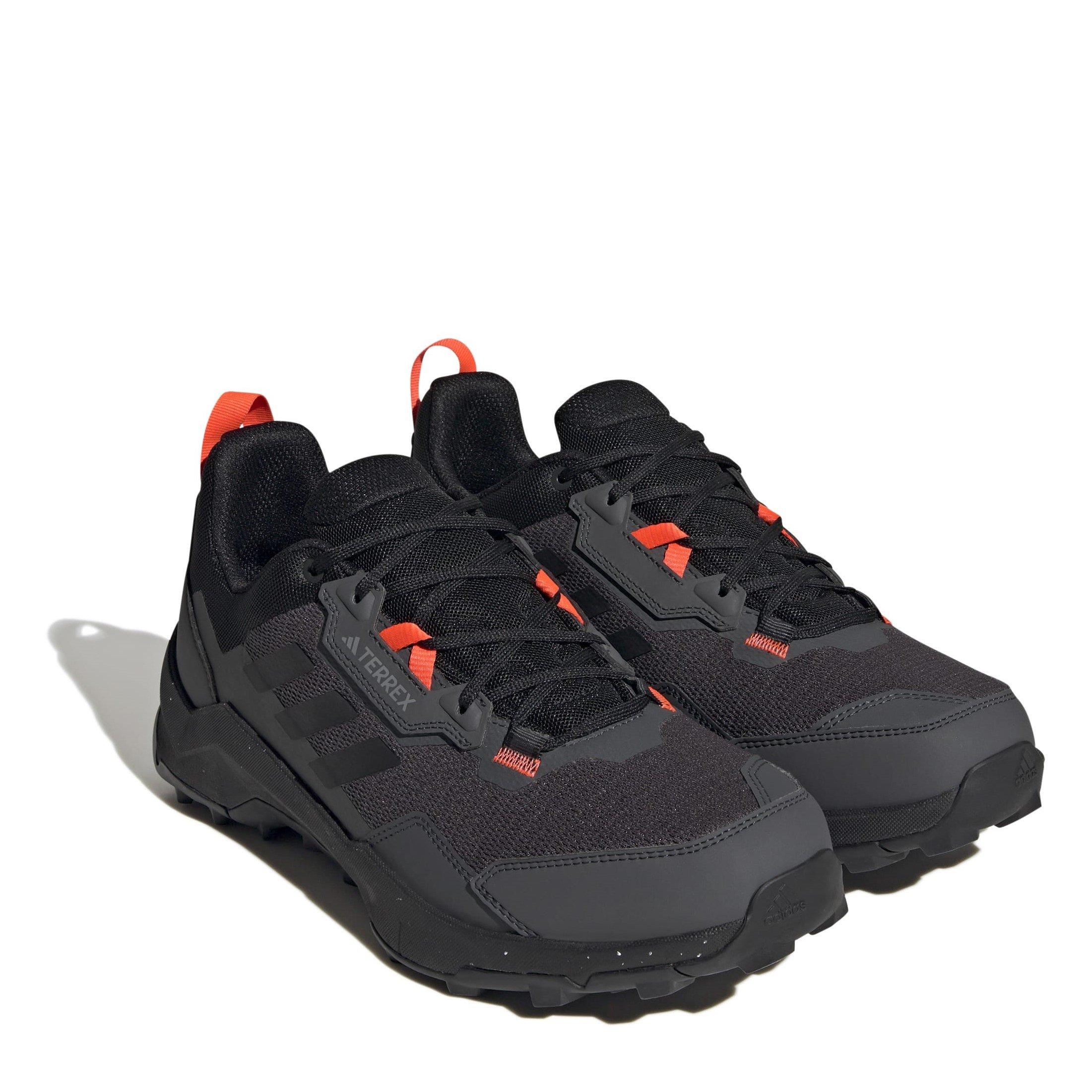 Grey Six/Solar - adidas - Terrex Ax4 Hiking Shoes Mens - 3