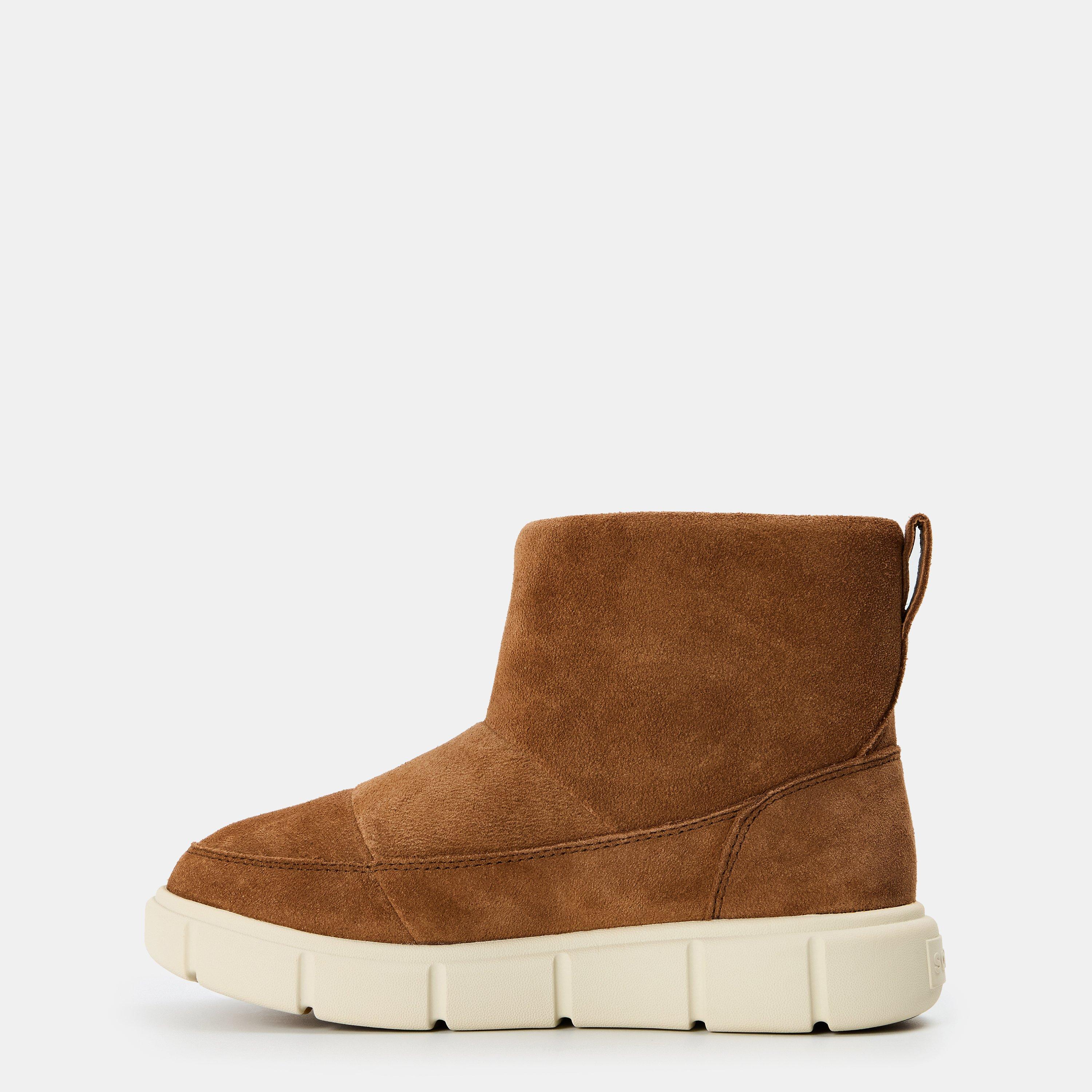 Velvet Tn/Chalk - Sorel - Women's Explorer Bluetooth Waterproof Walking Shoes - 2