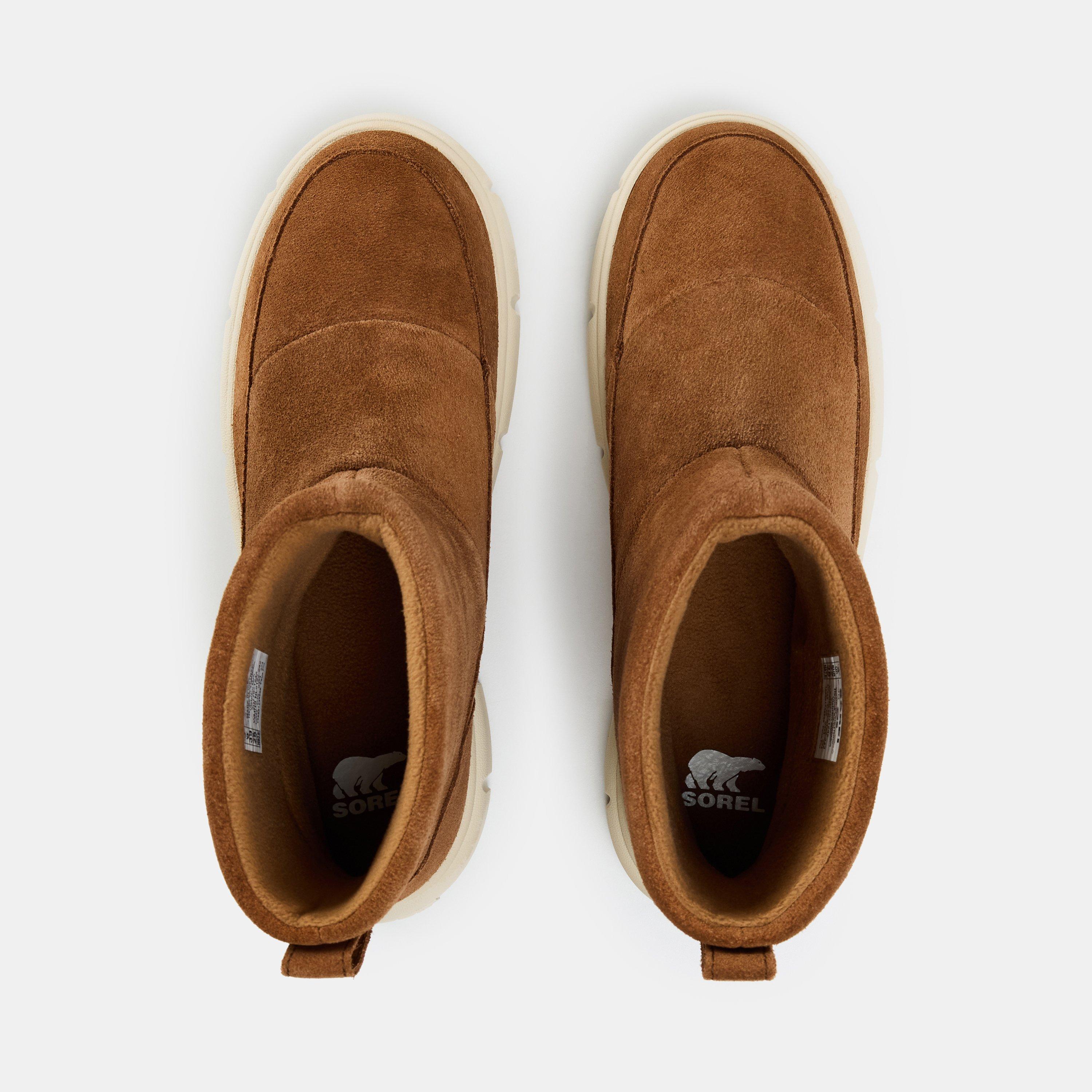 Velvet Tn/Chalk - Sorel - Women's Explorer Bluetooth Waterproof Walking Shoes - 4