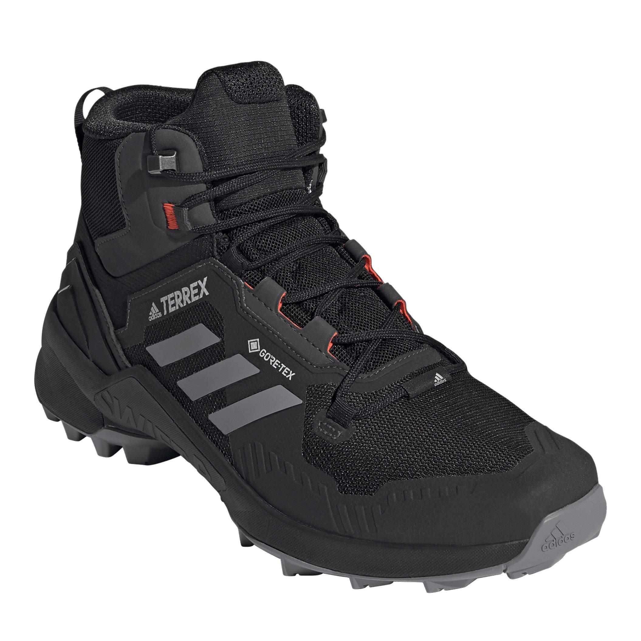Black - adidas - Men's Swift GTX Hiking Waterproof Hiking Boots - 3