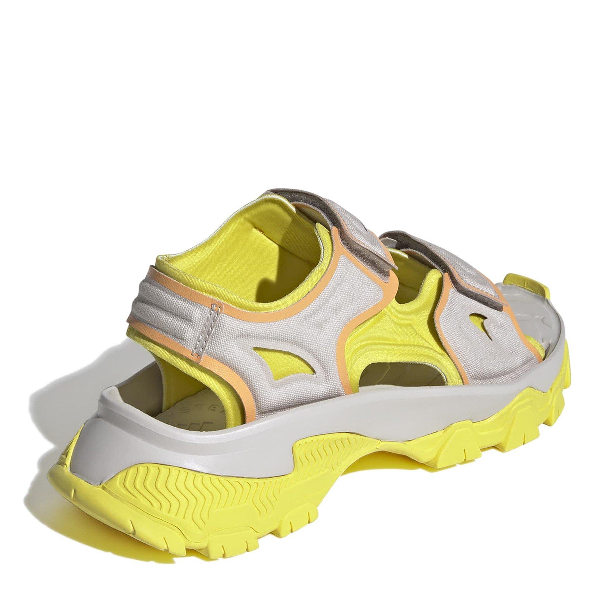 Chalk Pearl - adidas - Hika Canvas Walking Sandal - 4