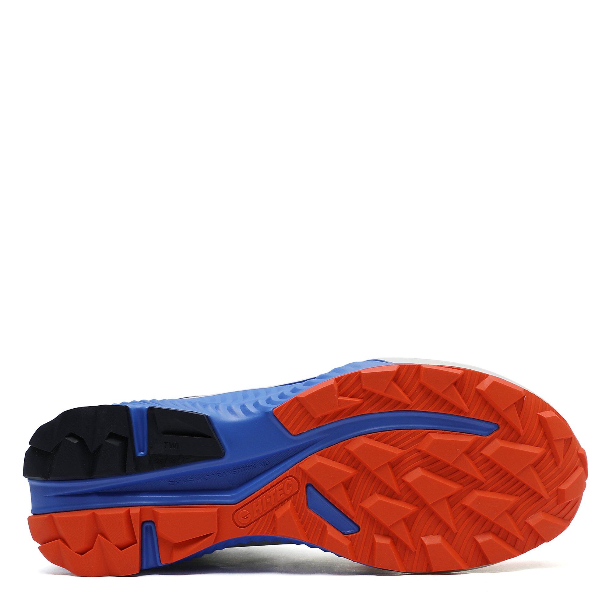 WGry/Red Org - Hi Tec - Nomad ADV Mens Mid Waterproof Hiking Boots - 4