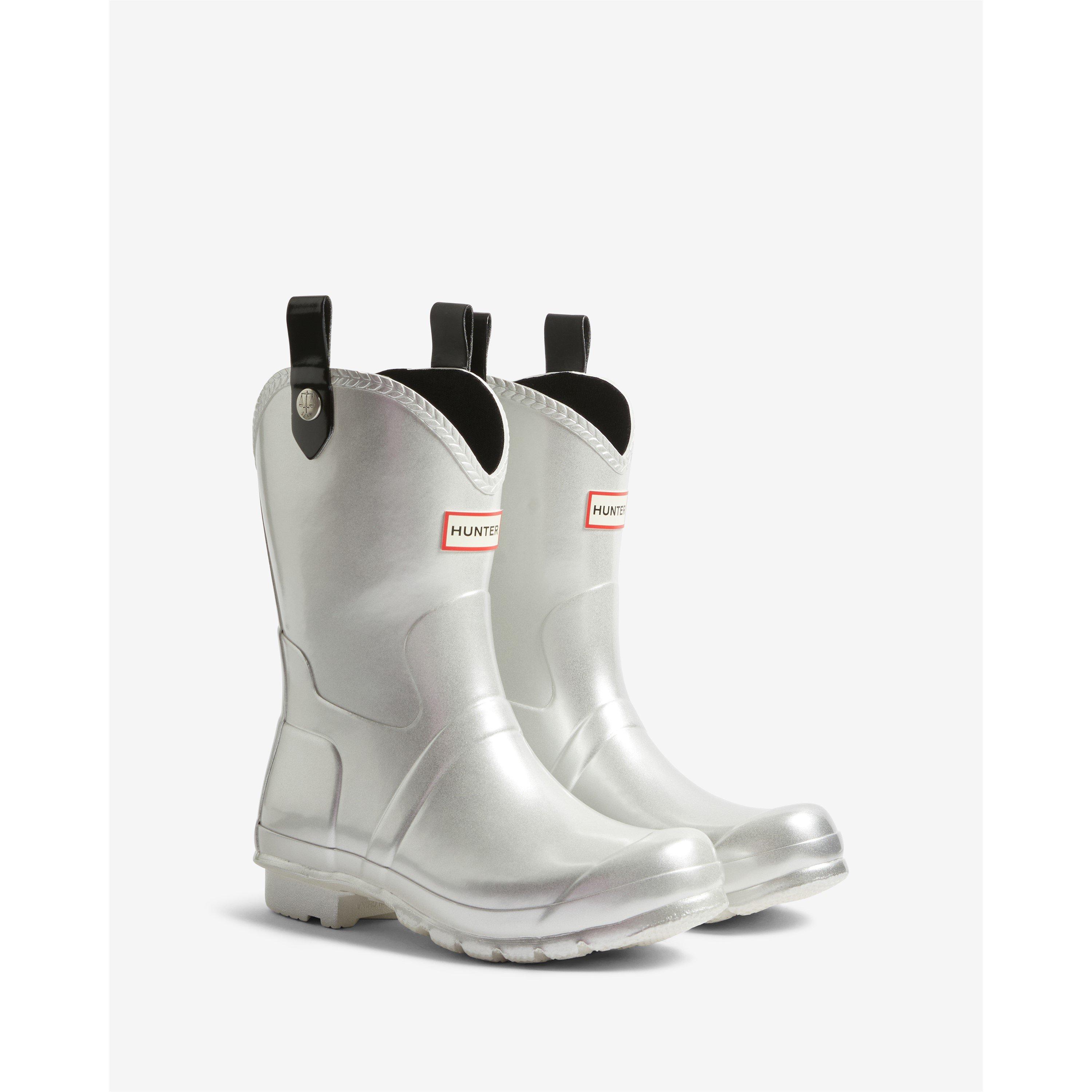 Metalic Silver - Hunter - Women's Wellingtons - 2