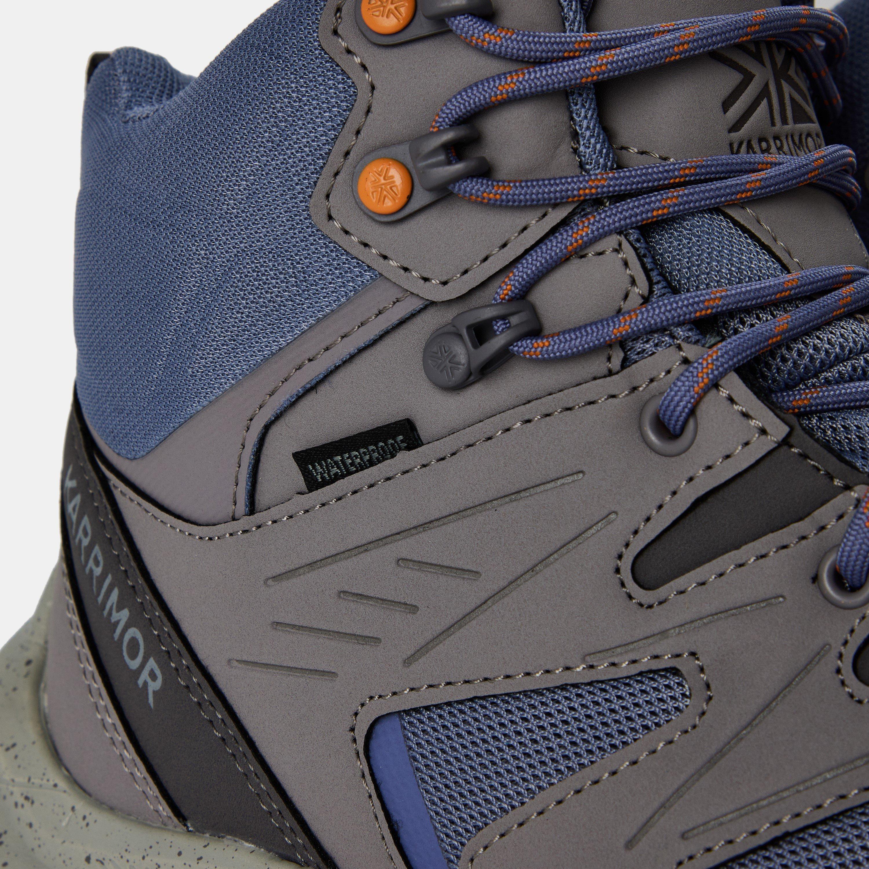 Siva/Narančasta - Karrimor - Laggar Waterproof Walking Boots Womens - 5