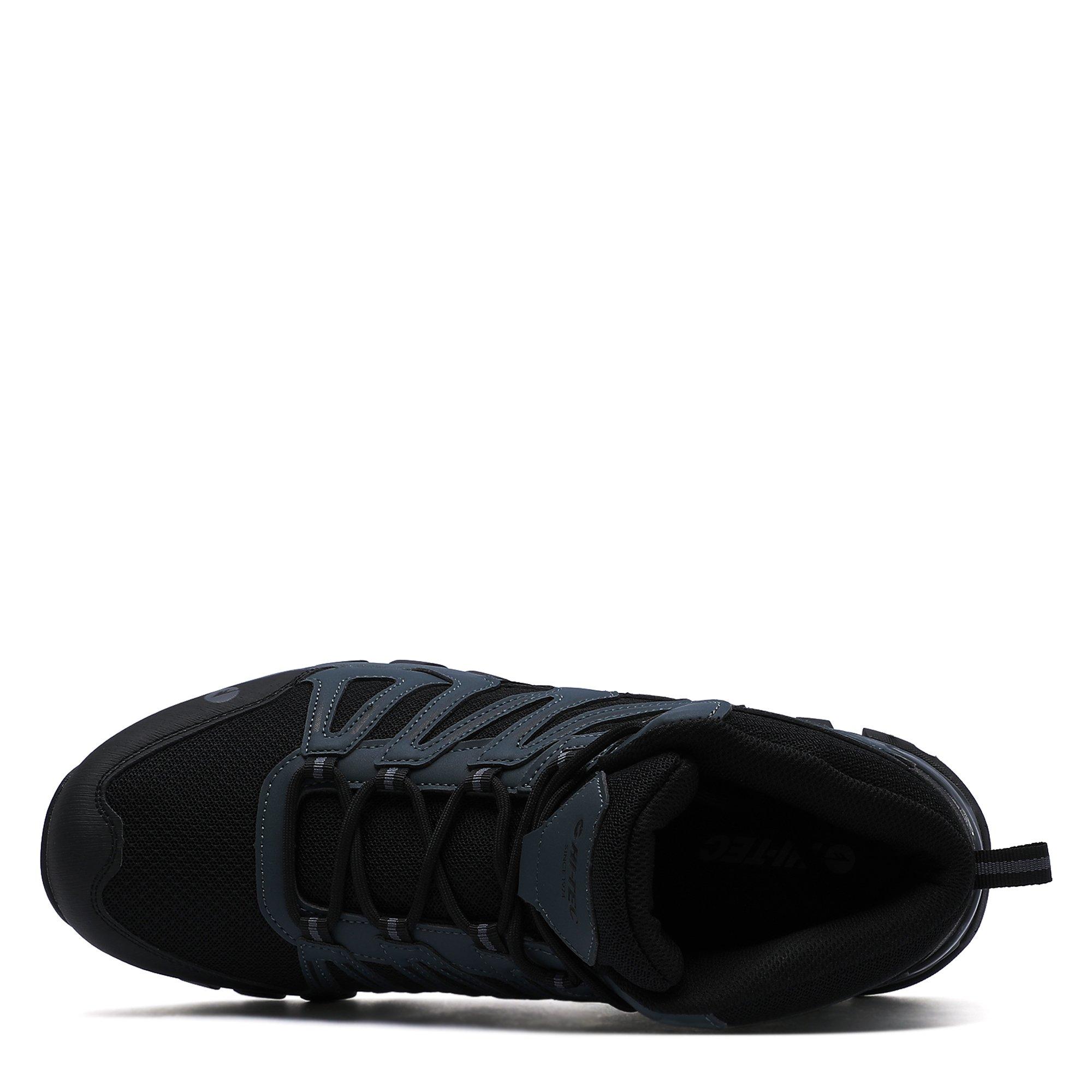 Black/Blue - Hi Tec - Grand Paradiso Trekking Shoes Mens - 3