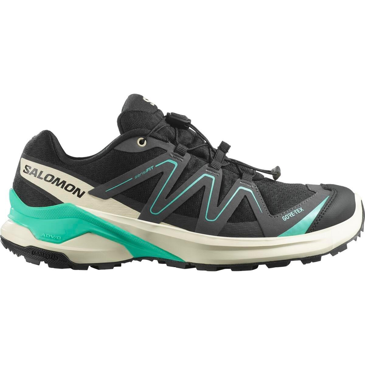 Salomon Women's Examotion Gtx Hiking Shoes - Black/Almond - 4 (36.7)