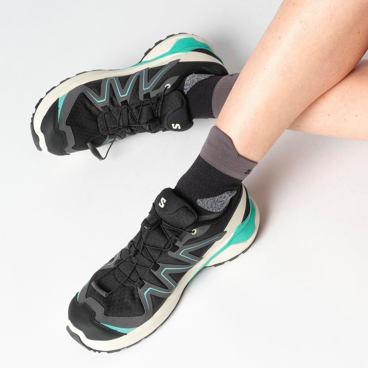 Black/Almond - Salomon - Examotion GTX Hiking Shoes Womens - 7