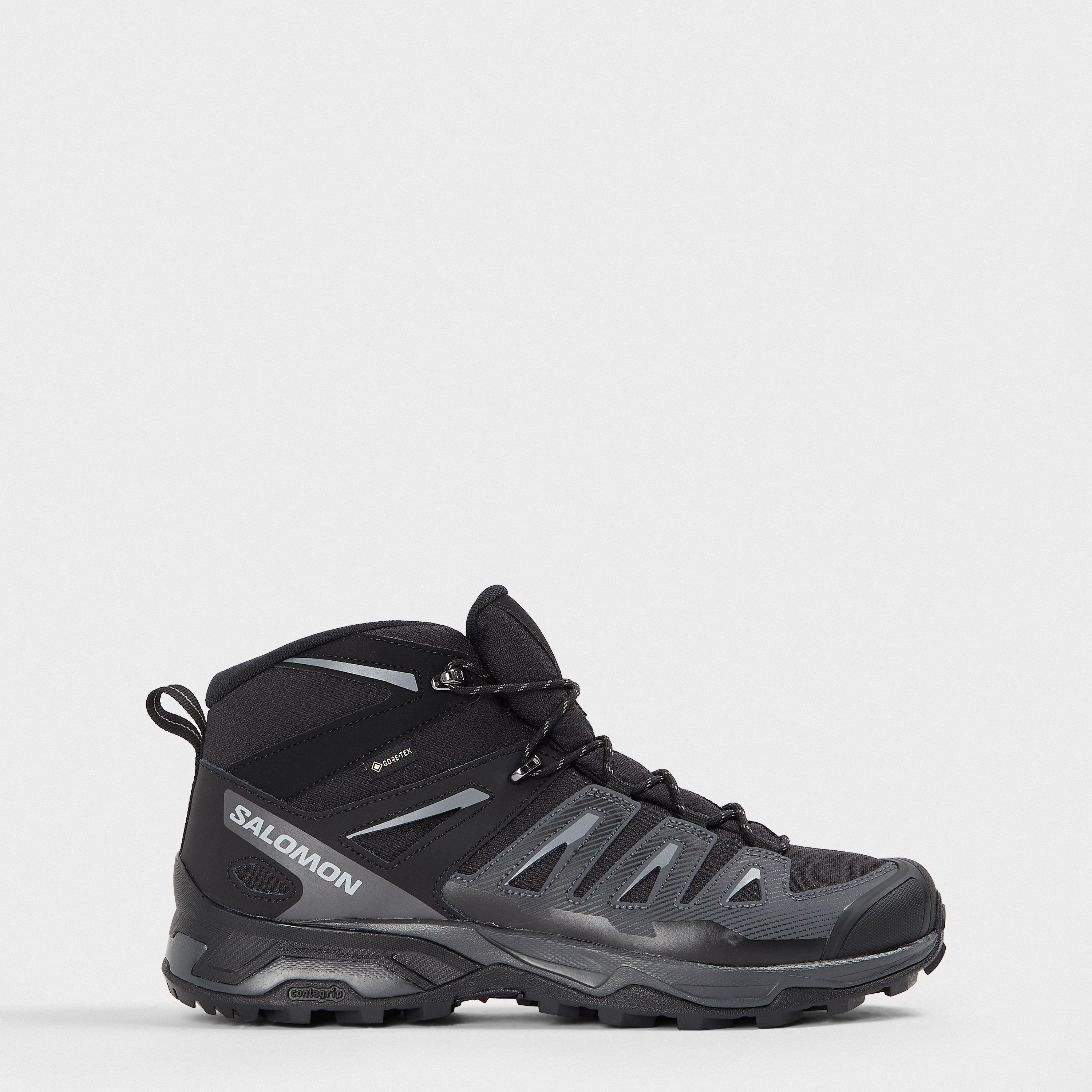 Zwart/Asfalt - Salomon - X Ultra Prime 2 Mid GTX Mens Hiking Boot - 1