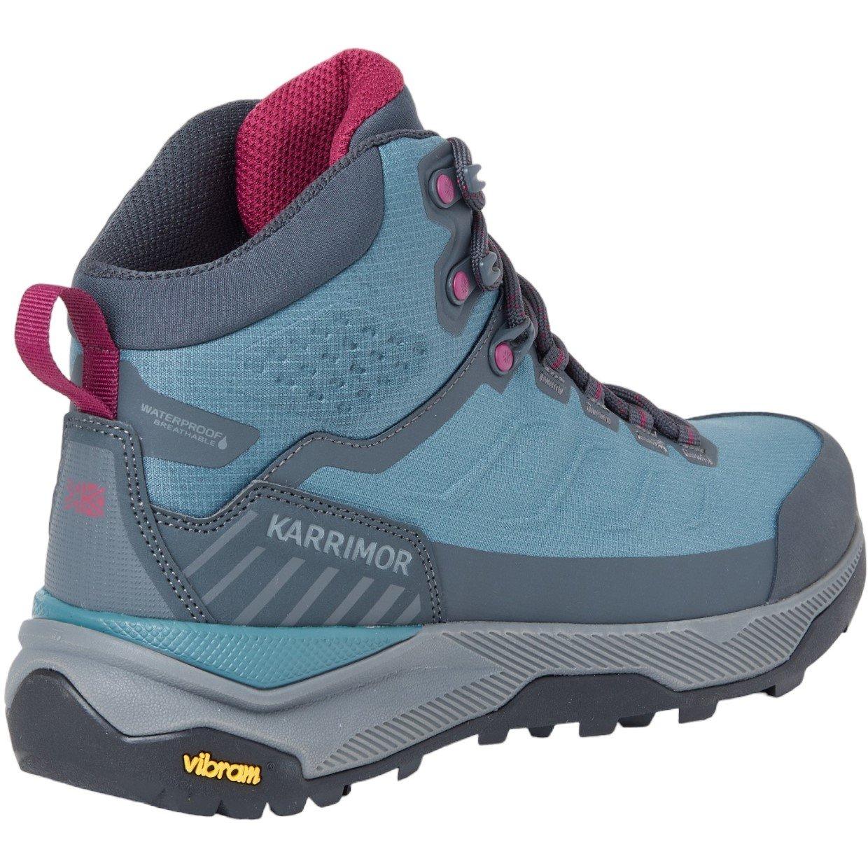 Teal - Karrimor - Falcon Waterproof Hiking Boots - 5