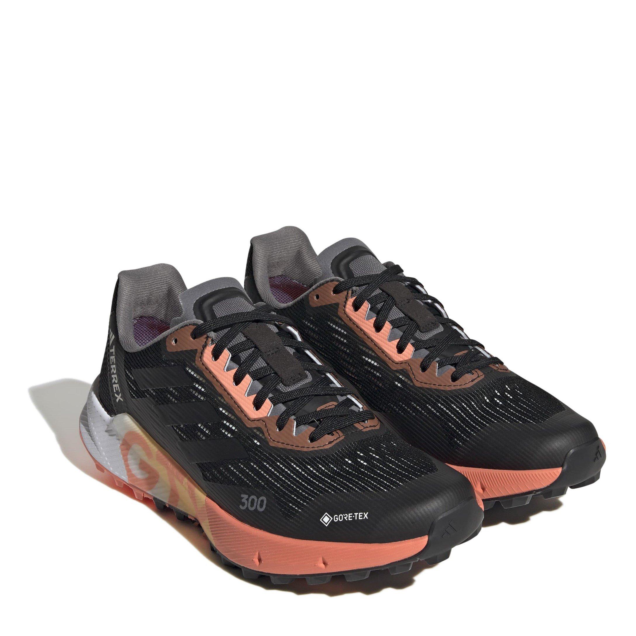 Cblack/Cblack/C - adidas - Terrex Agravic Flow Waterproof Hiking Shoes - 3