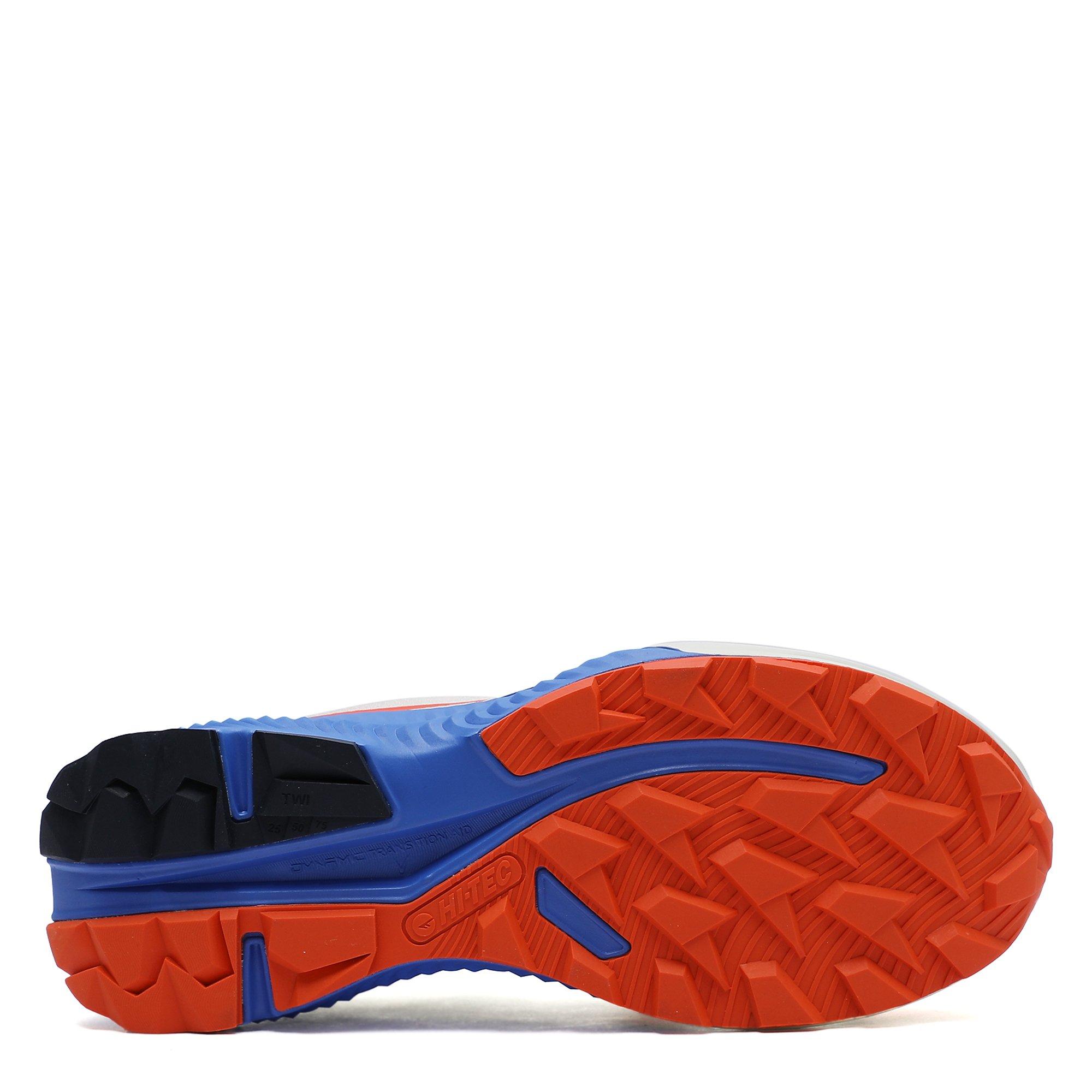 WGry/Red Org - Hi Tec - Nomad Adventure Waterproof Hiking Shoes Mens - 4